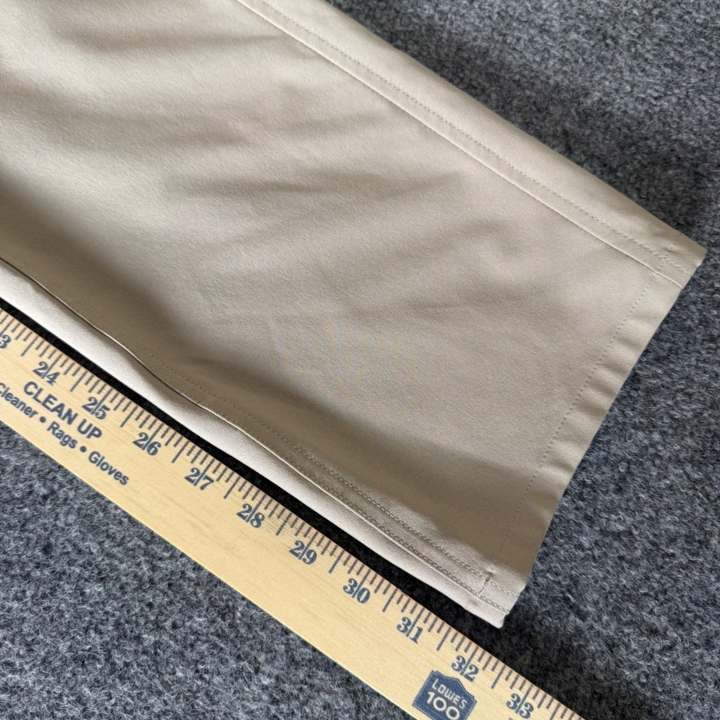 FootJoy Athletic Fit Golf Pants Mens 32x32 Khaki Tan Performance Five Pocket FJ