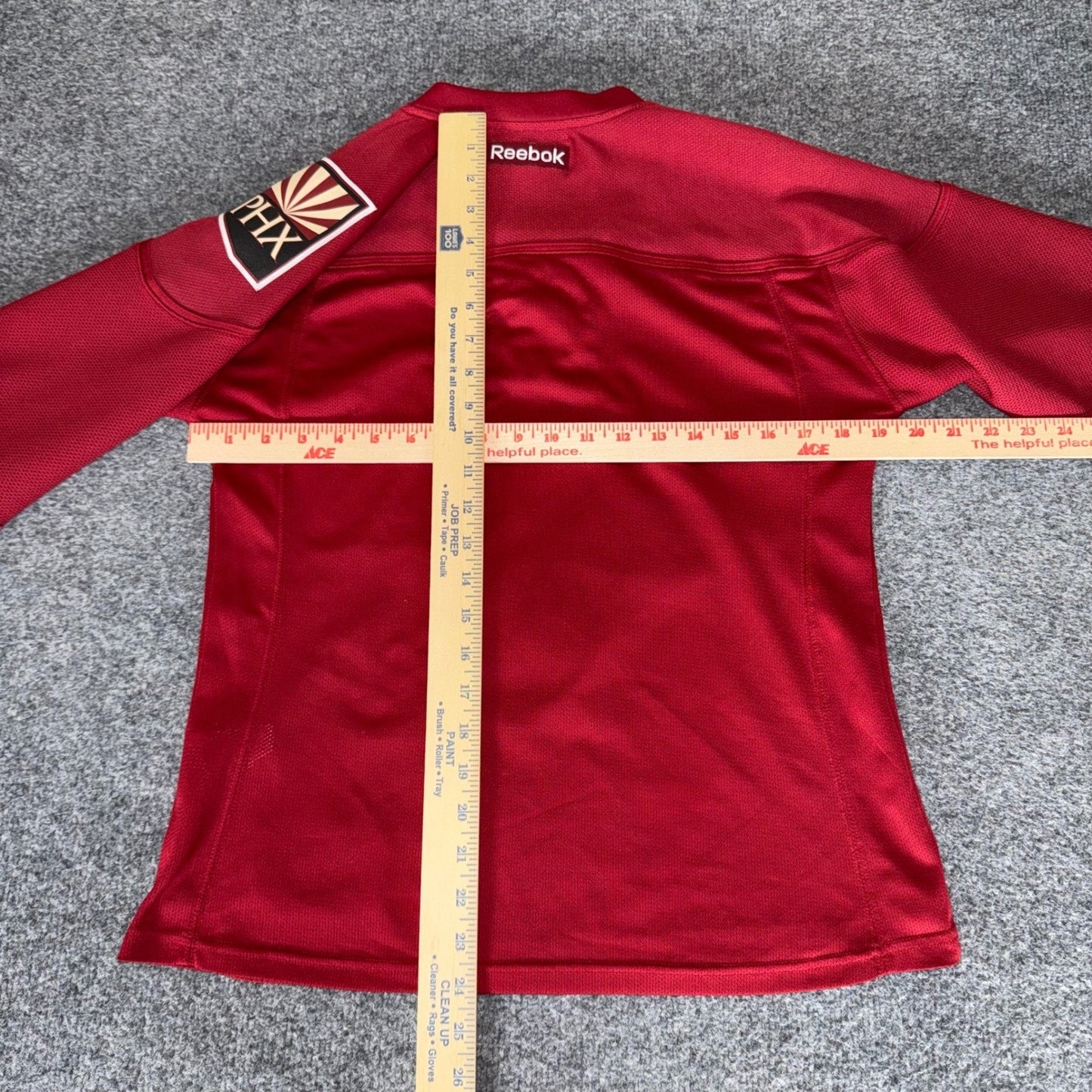 Reebok Arizona Coyotes Jersey Womens Medium Red Lace Up Hockey Fan Apparel NHL