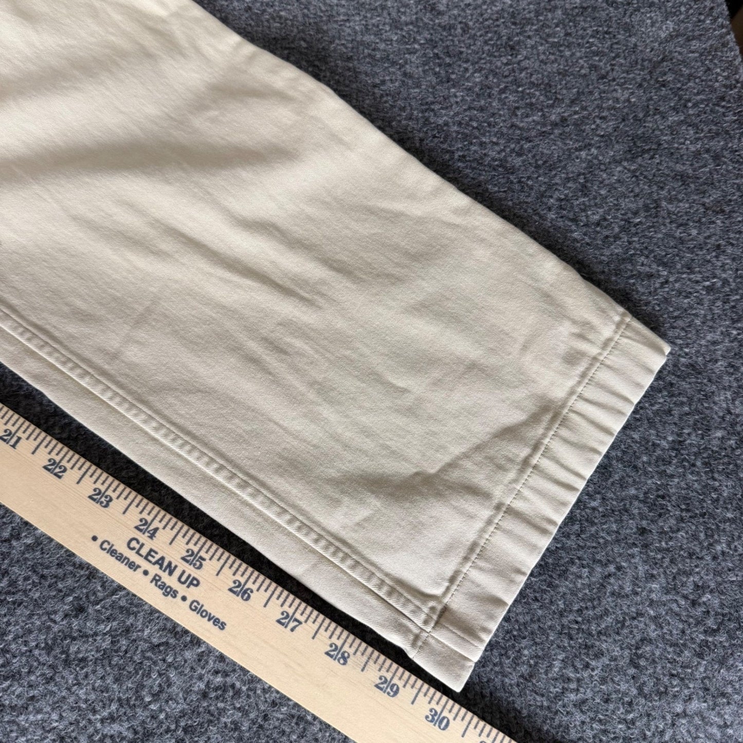 Outerknown SEA Legs Mens Chino Pants 34x30 Khaki Tan Slim Fit Everyday Casual