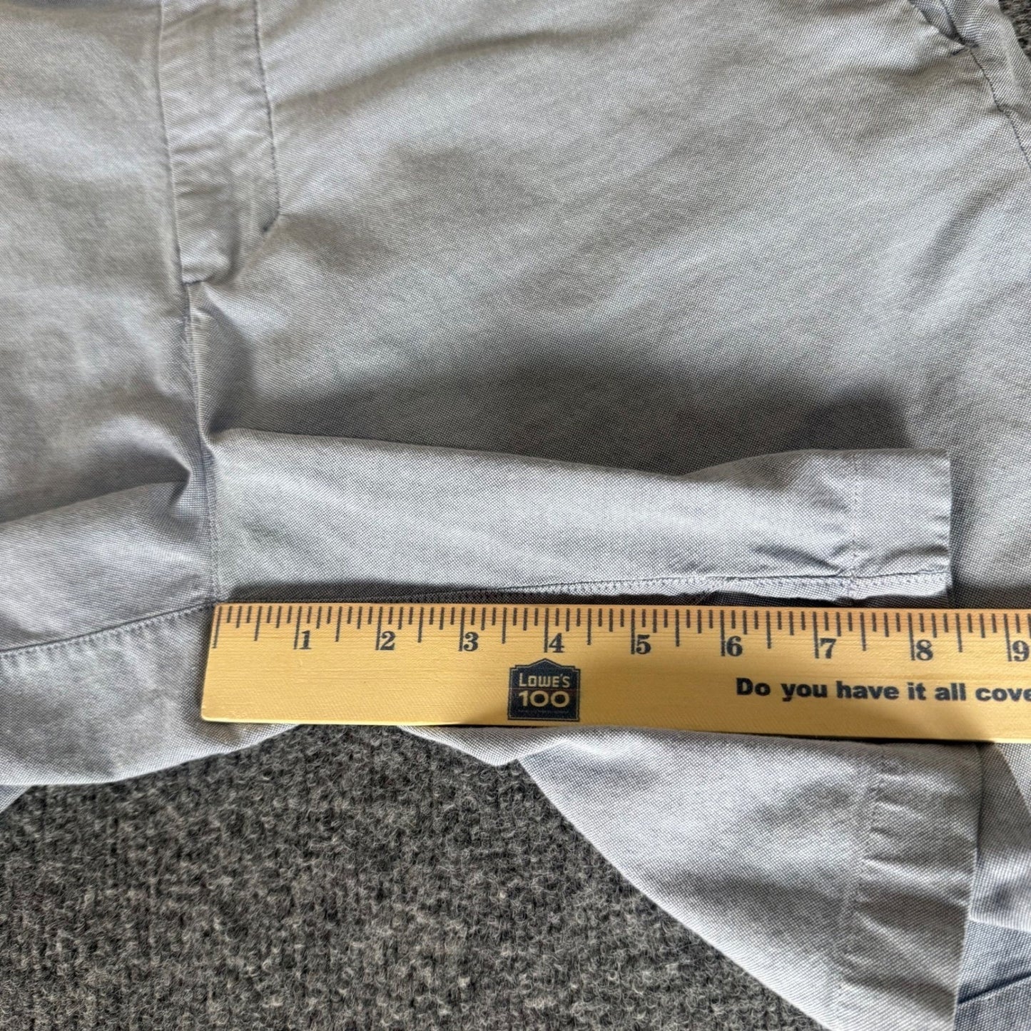 Lululemon Commission Short Mens 36 Blue Casual Golf Chino Performance Comfort