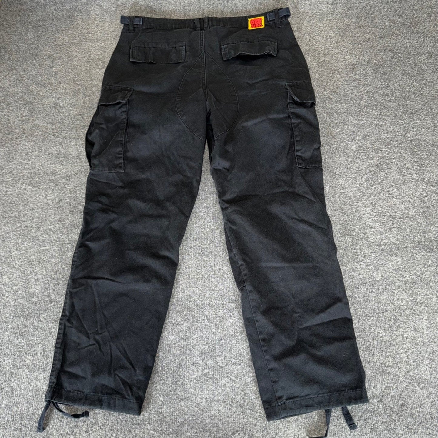 Empyre Relax Cargo Pants Mens Size 30 (Fits 33x27) Black Utility Streetwear