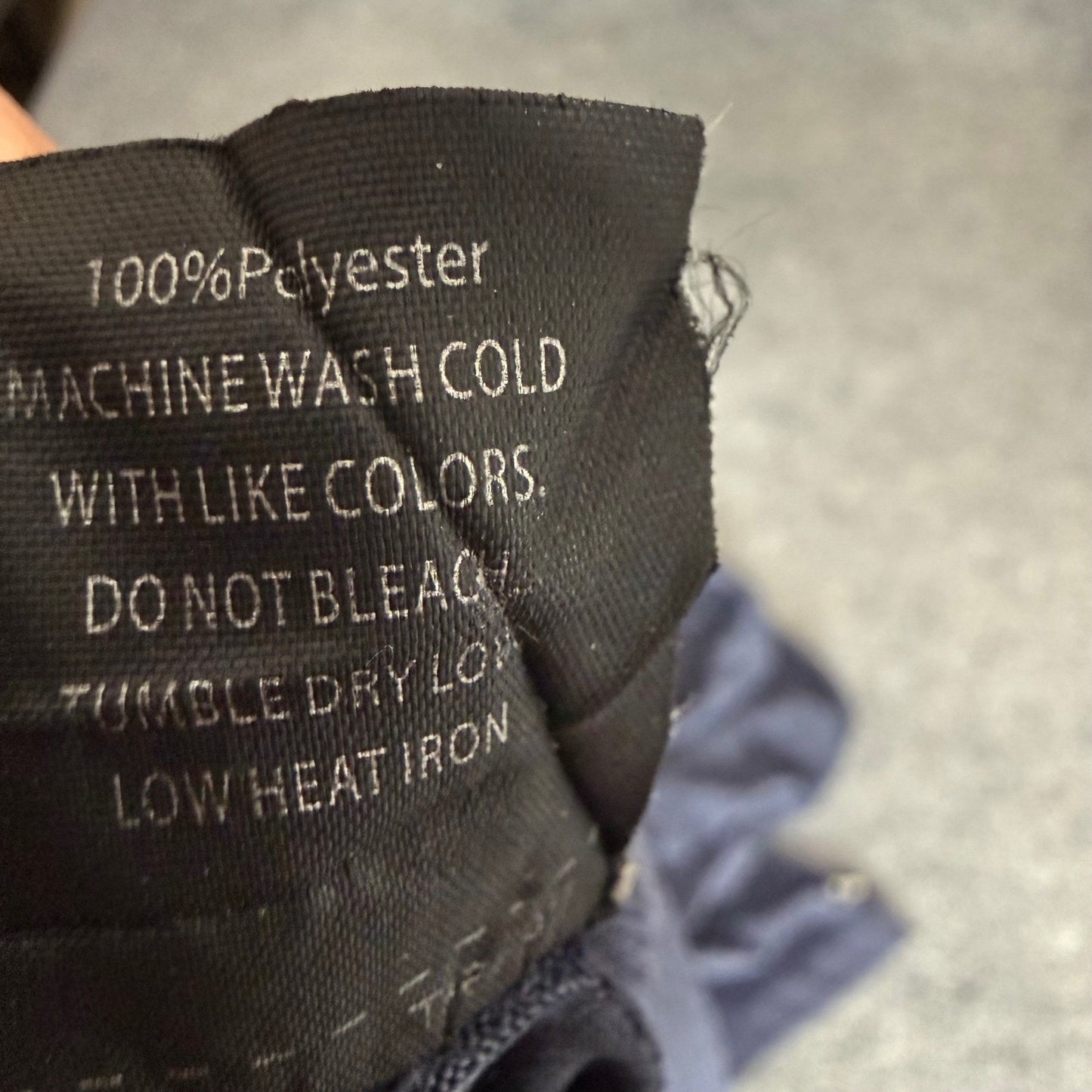 American Tall Polo Shirt Mens XLT Blue Heathered Short Sleeve Performance Golf