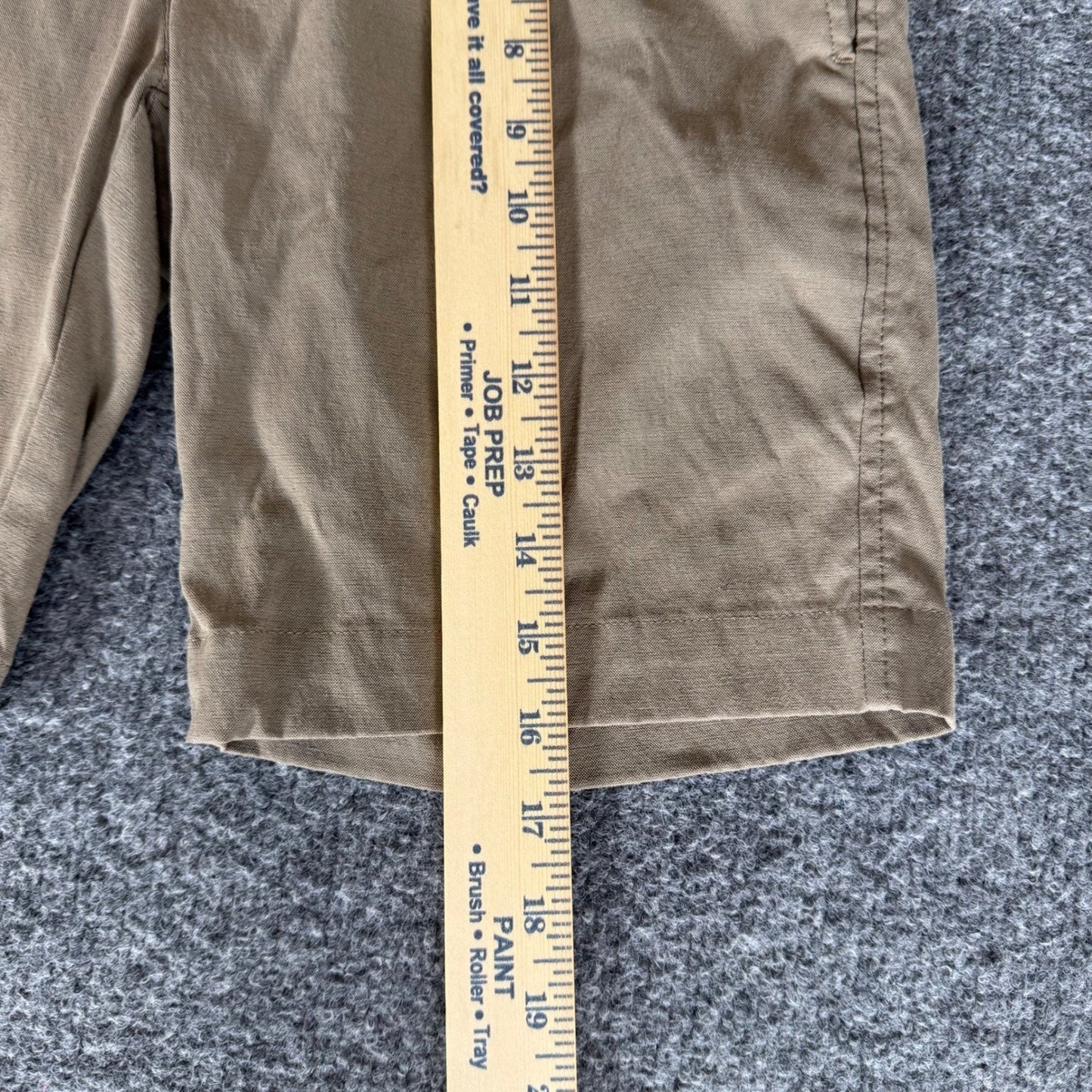 Outlier New Way Short Mens 28 Beige Stretch Nylon Tech Casual Travel Performance