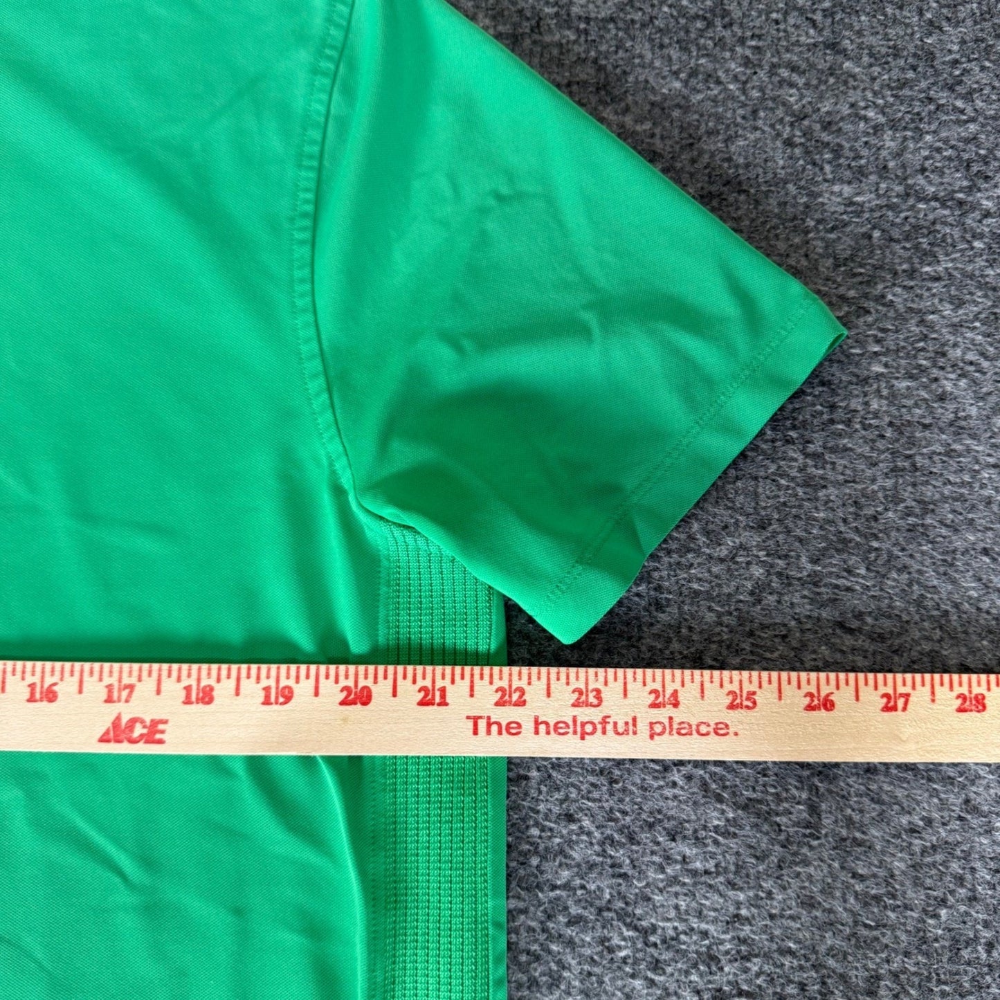 G/FORE Men Large Short Sleeve Golf Polo Shirt Green Performance Stretch Athletic