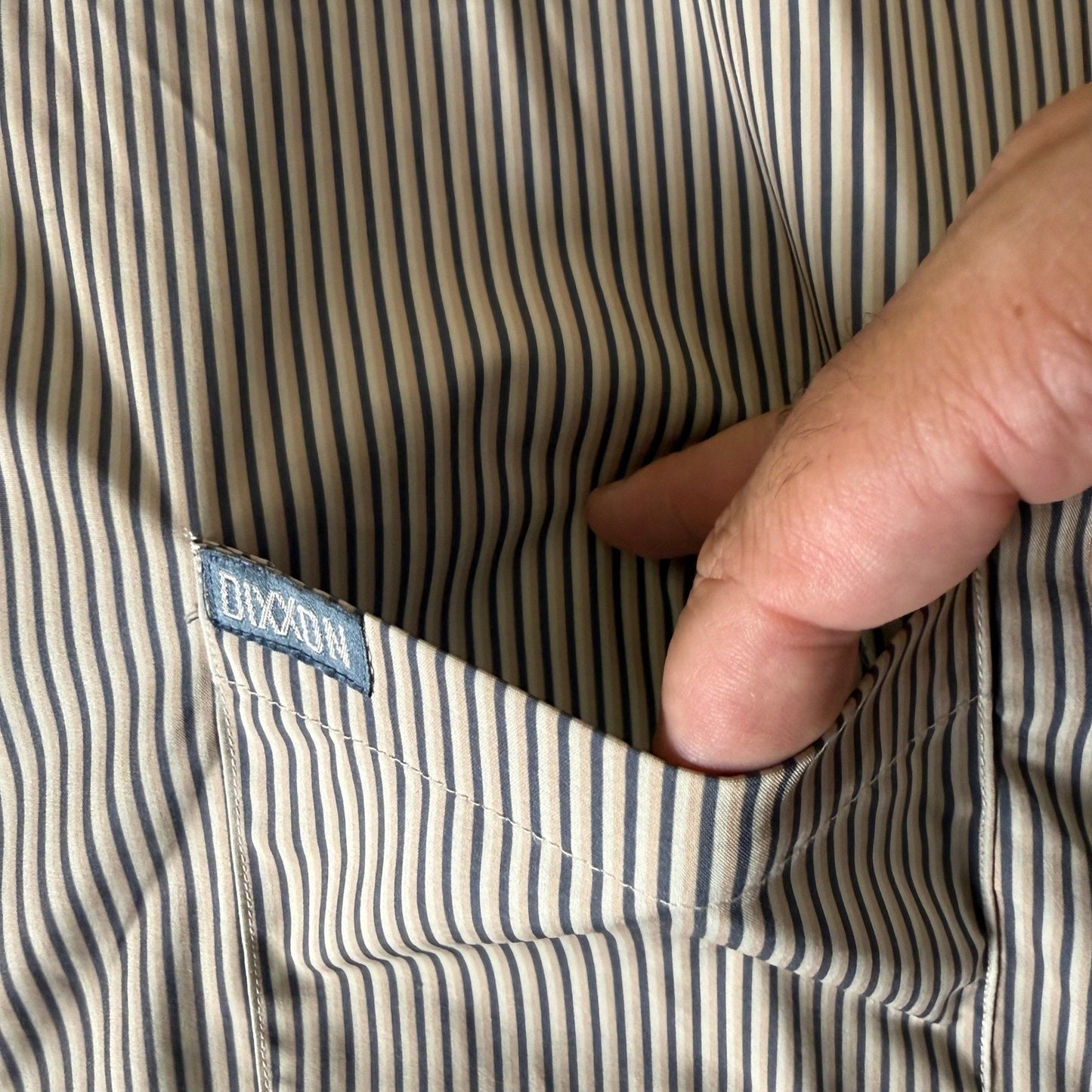 DIXXON Flannel Co The Benny Triple Stripe Shirt Mens 4XL Short Sleeve Button Up