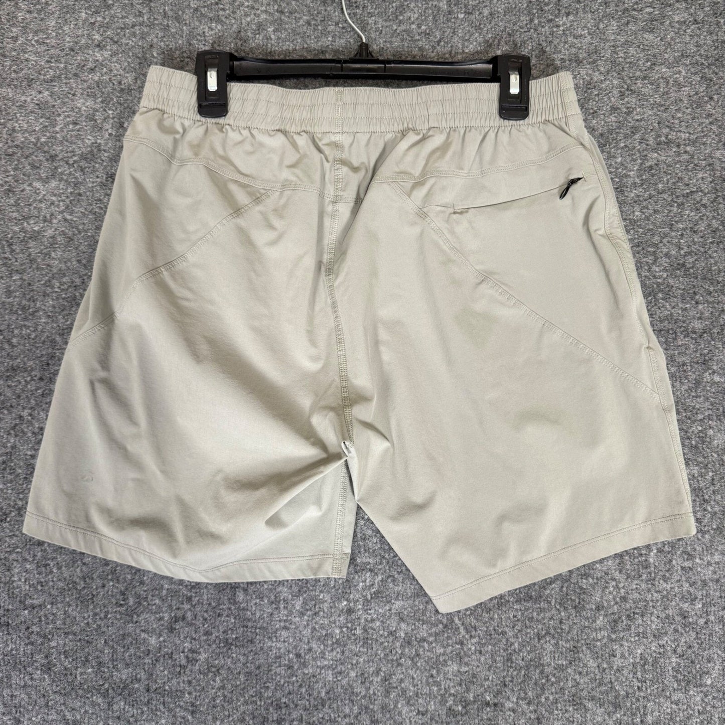 Bearbottom Hybrid Shorts Men's Large 31x7 Gray Elastic Waist Casual Stretch Gym