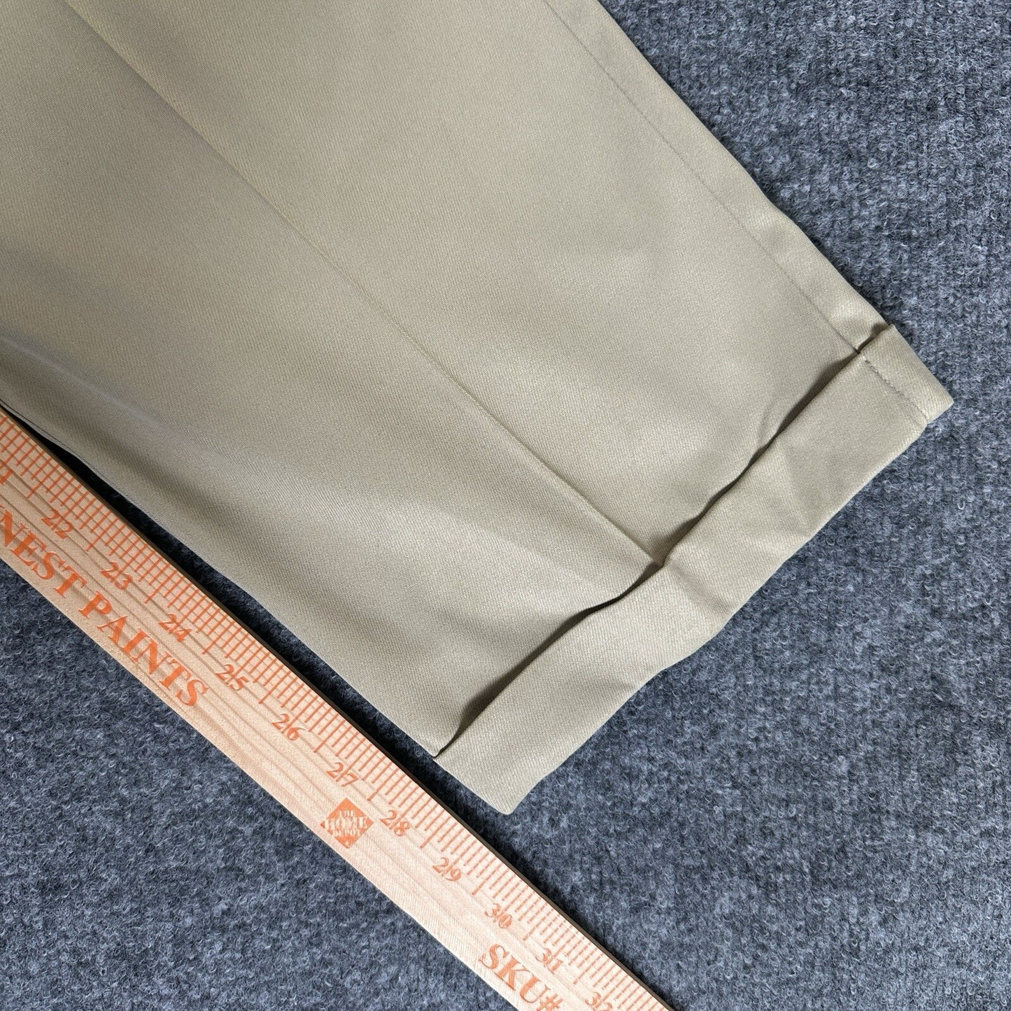 Tommy Bahama Pants Mens 35 (36x29) Beige Silk Straight Pleated High Rise Adult