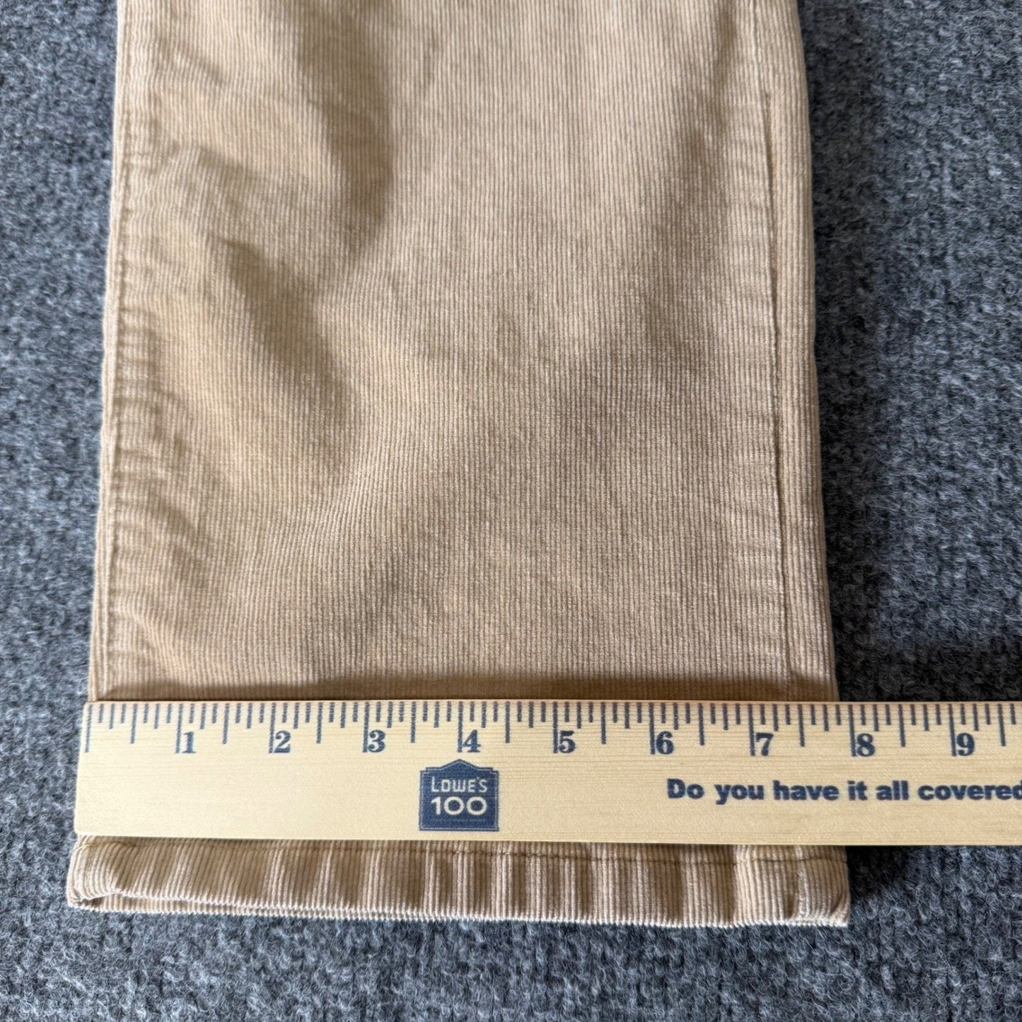 UNTUCKit Corduroy Pants Mens 40x32 Beige Casual Everyday Comfort Straight Leg