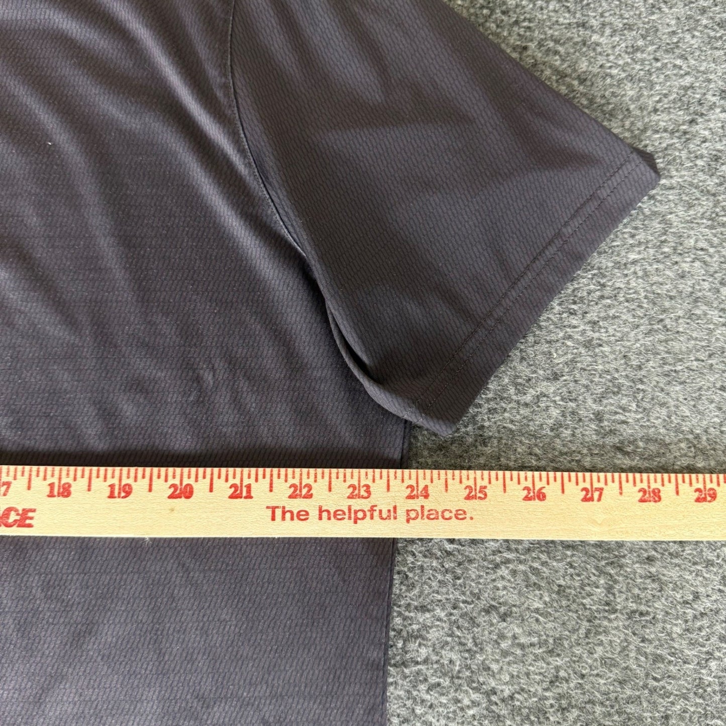 Mizzen + Main Mens Medium Classic Polo Shirt Blue Performance Stretch Golf Work