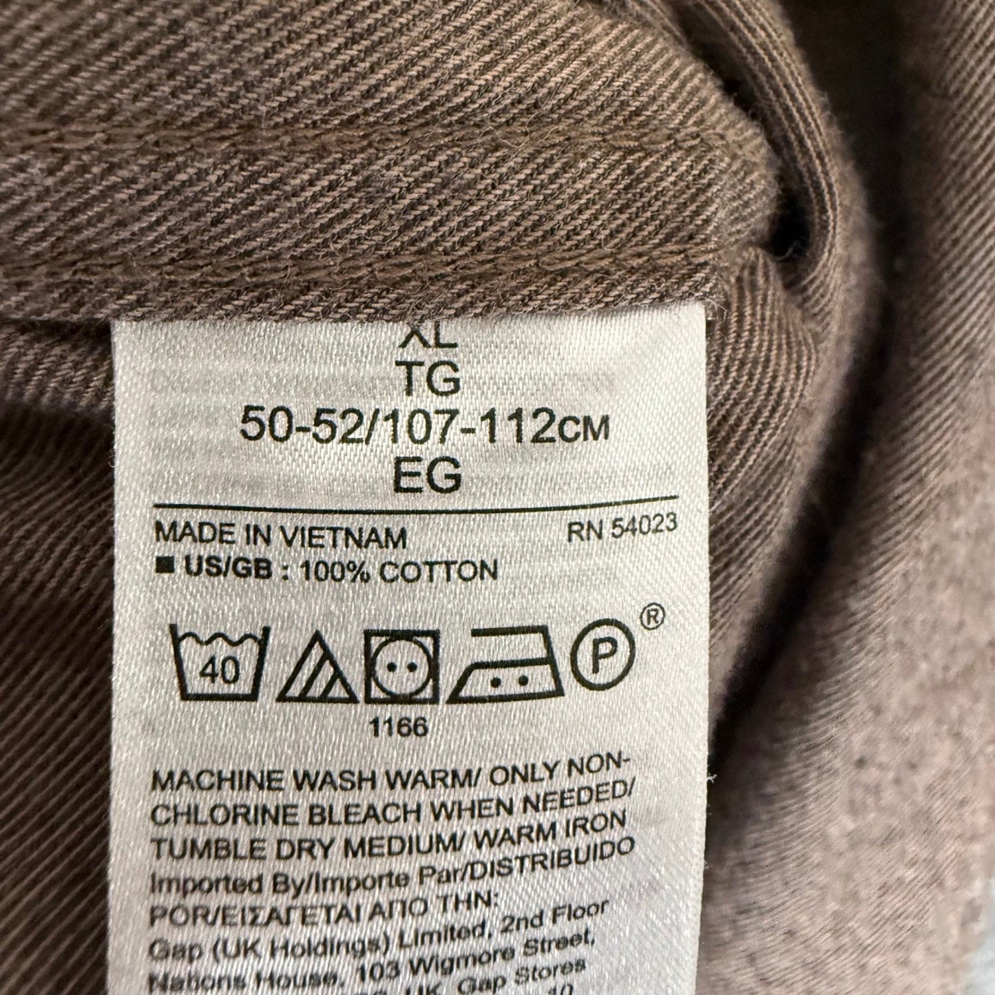 Banana Republic Mens XL Ultra Soft Flannel Shirt Brown Long Sleeve Slim Casual