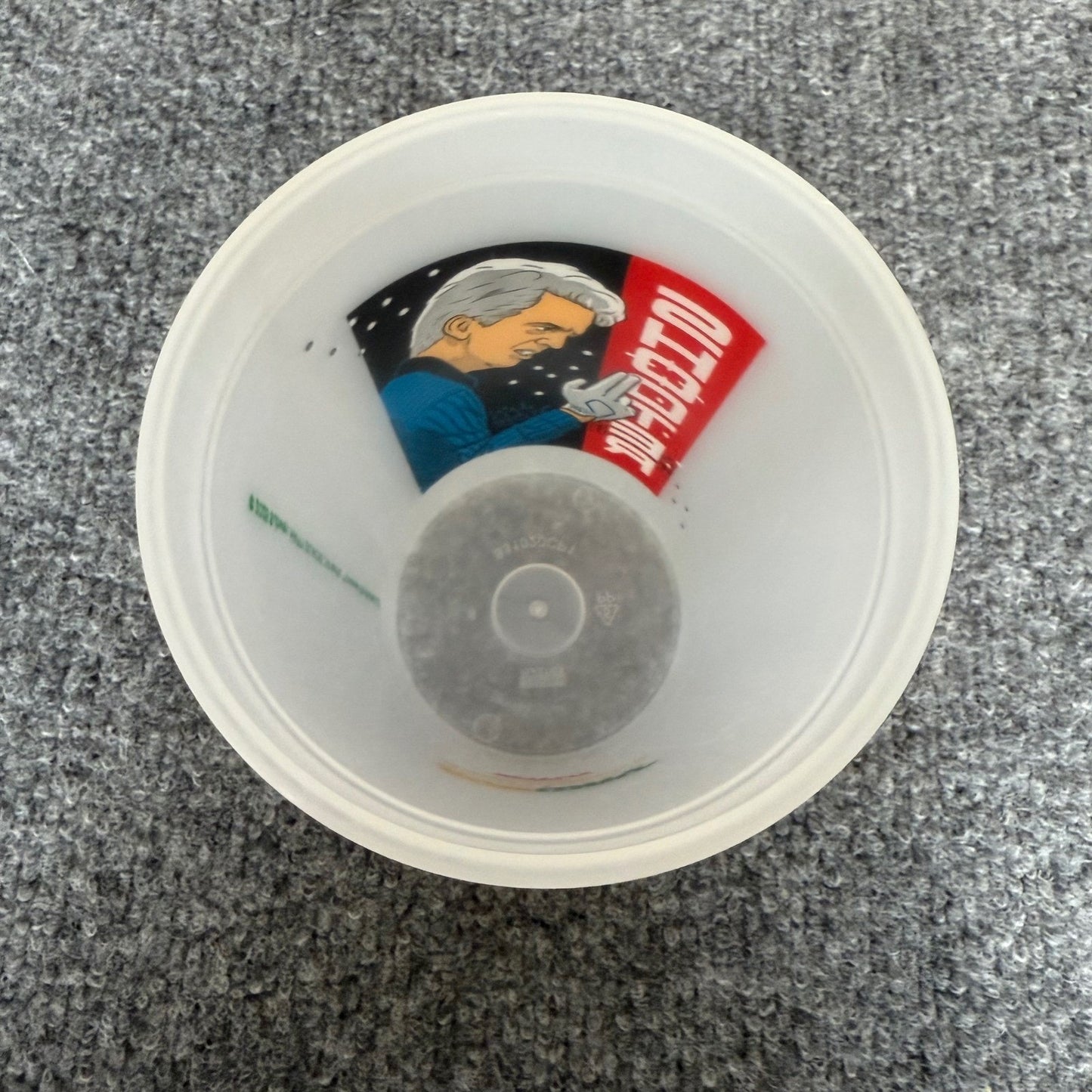 Happy Gilmore 2 Shooter McGavin Subway Netflix Plastic Cup Collectible