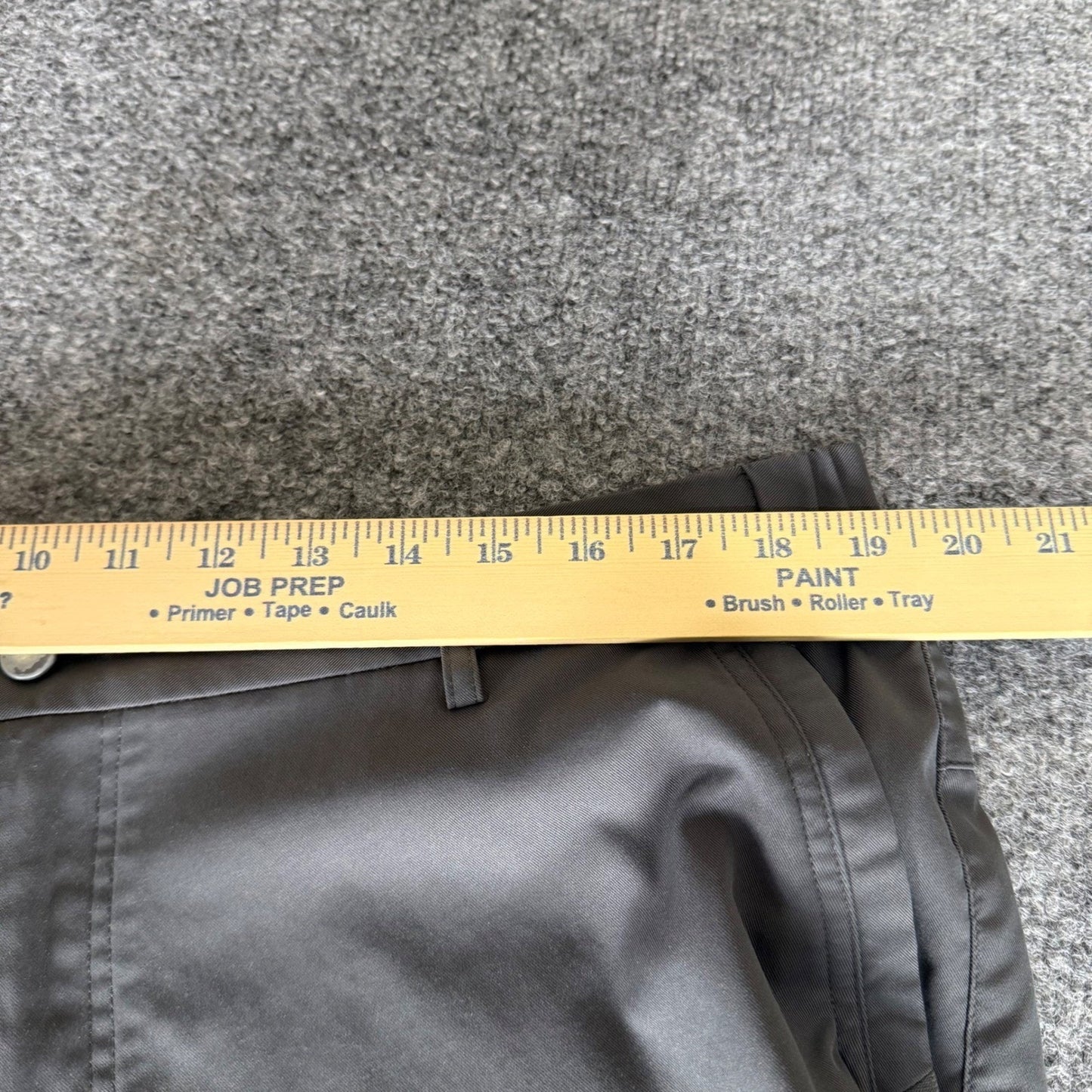 Jack Archer Jetsetter Pants Mens 38x30.5 Gray Chino Stretch Travel Casual Pants