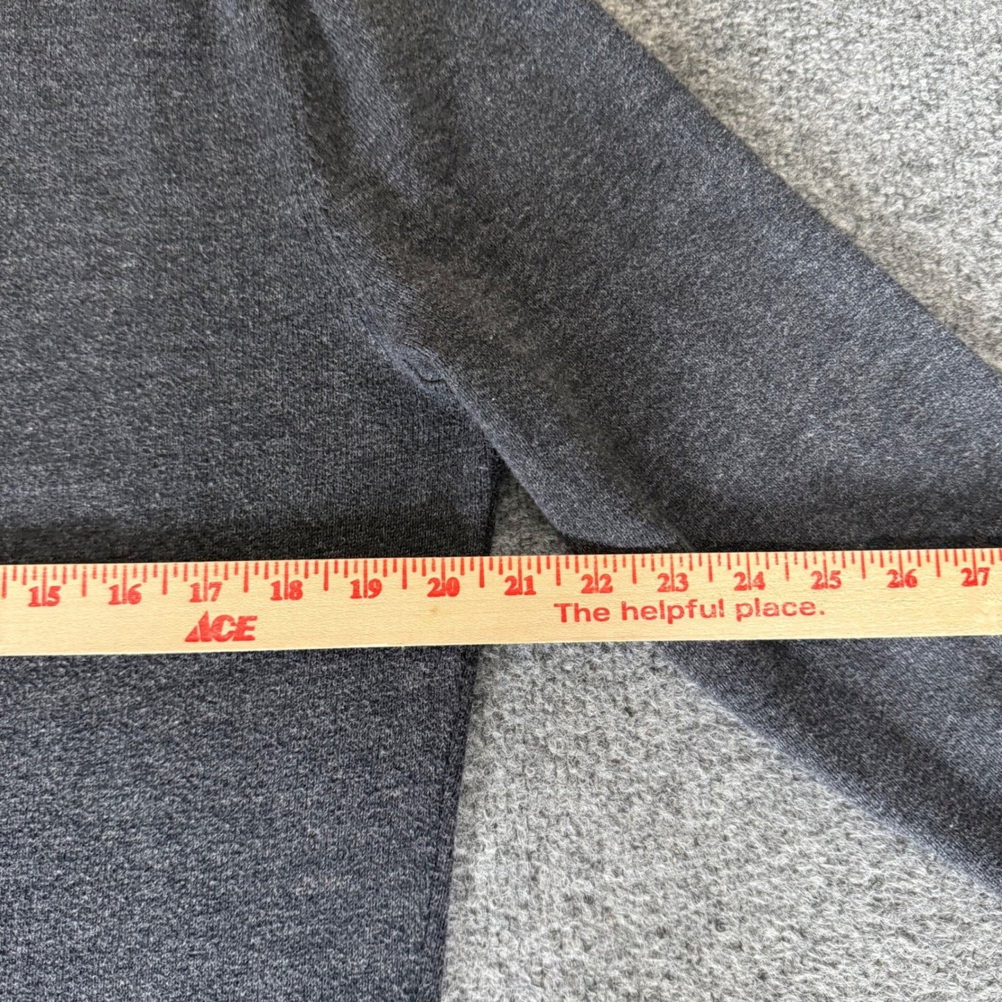 The Normal Brand Mens S Gray 1/4 Button Mock Neck Sweater Knit Casual Pullover
