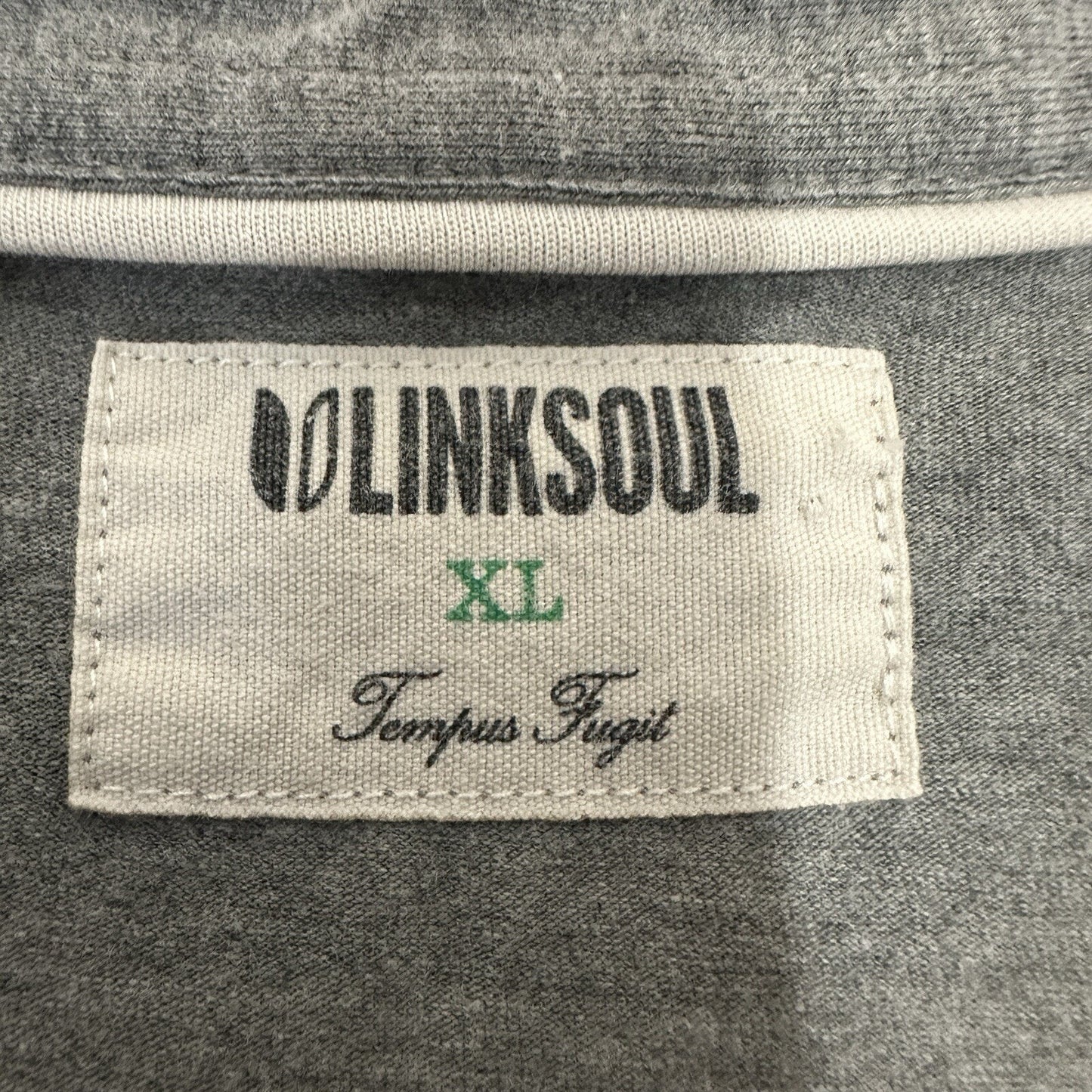 Linksoul Polo Shirt Mens XL Grey Short Sleeve Pocket Golf Casual Cotton Adult