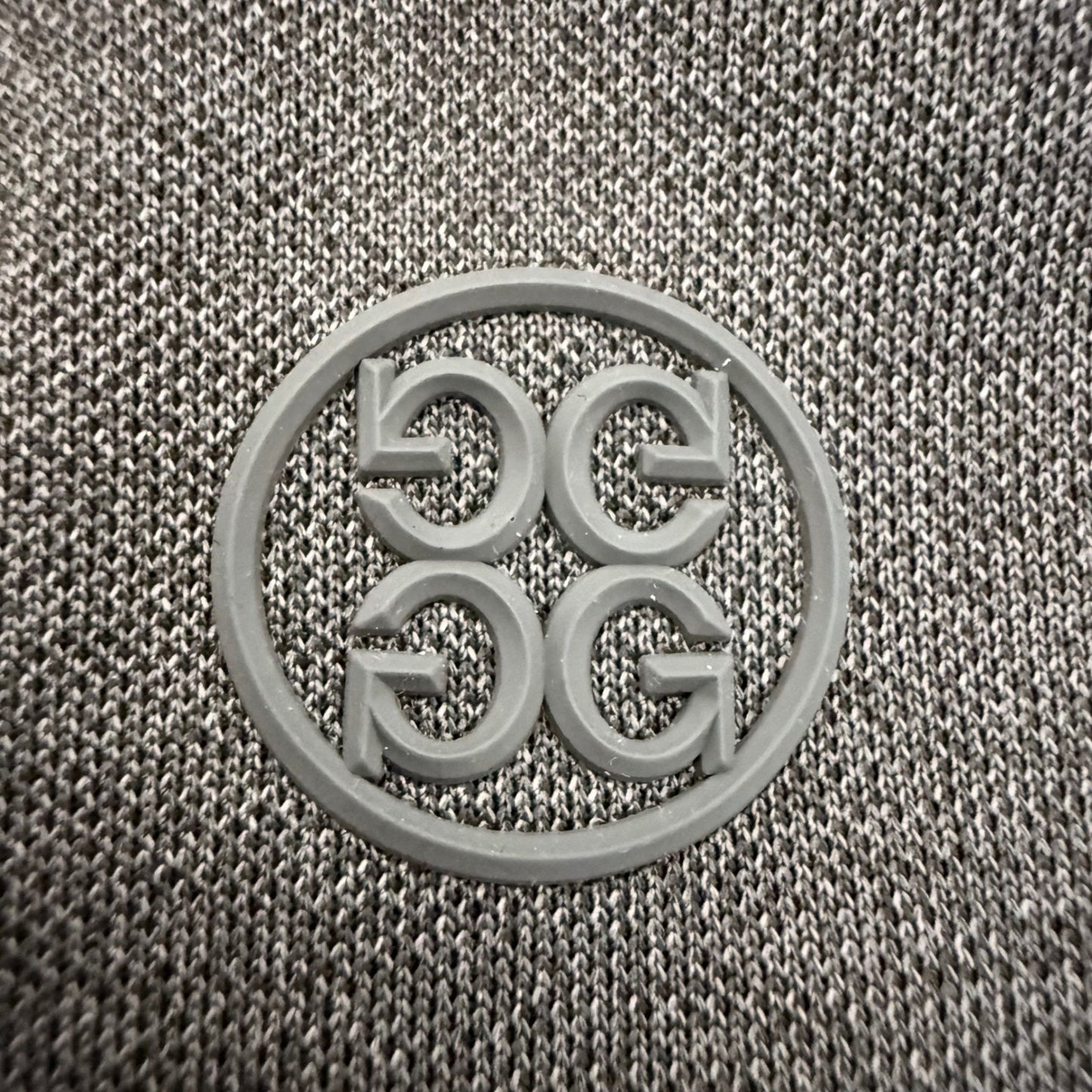 G/Fore Essential Pique Polo Shirt Mens Small Gray Short Sleeve Golf Lightweight