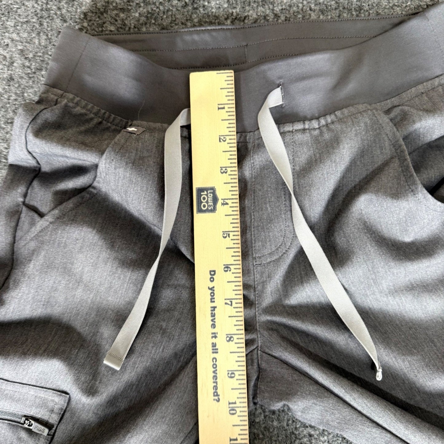 FIGS Zamora Jogger Scrub Pants Womens XXS Petite Graphite Gray Nursing Uniform