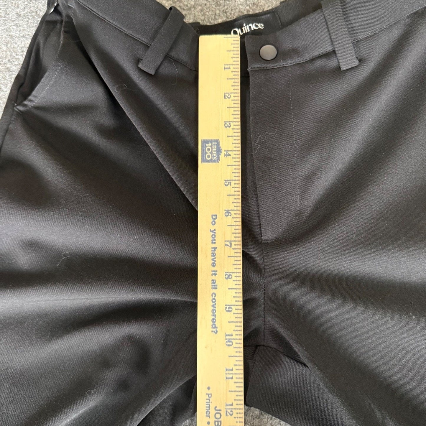 Quince Ultra Stretch 24/7 Smart Chinos Mens 32x32 Black Athletic Casual Comfort