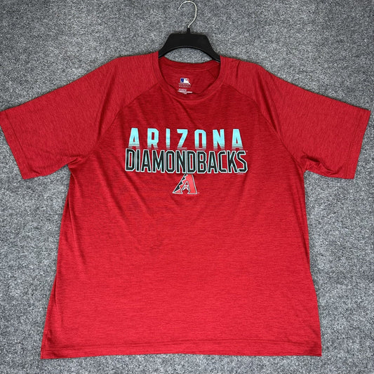 Arizona Diamondbacks T-Shirt Mens XL Red D-Backs MLB Short Sleeve Baseball Adult