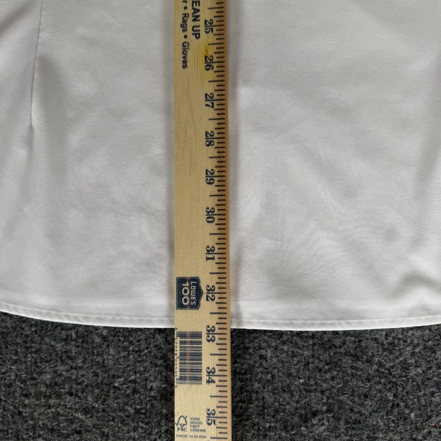 State & Liberty Shirt Mens 3XL White Long Sleeve Button Up Stretch Performance