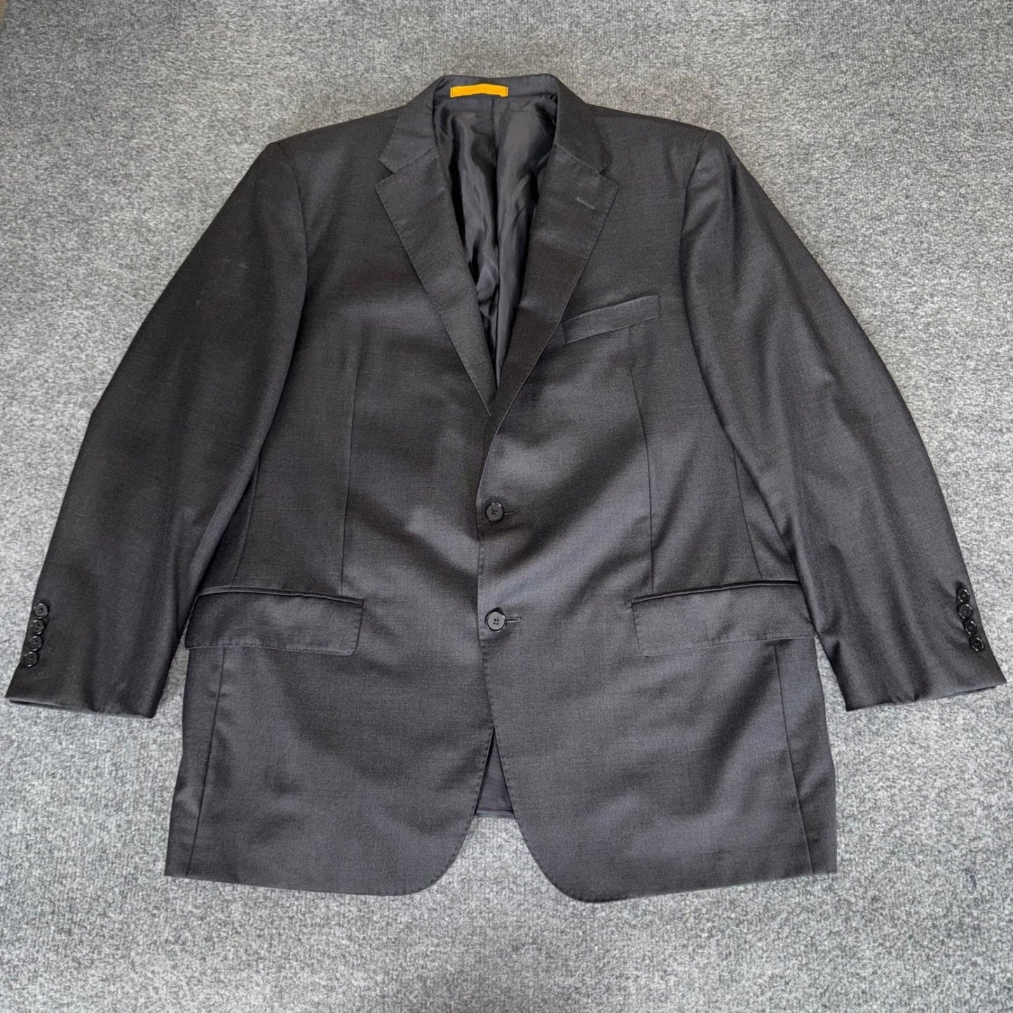 Hickey Freeman Loro Piana Tasmanian Super 150's Blazer Mens 46R Gray Wool Coat