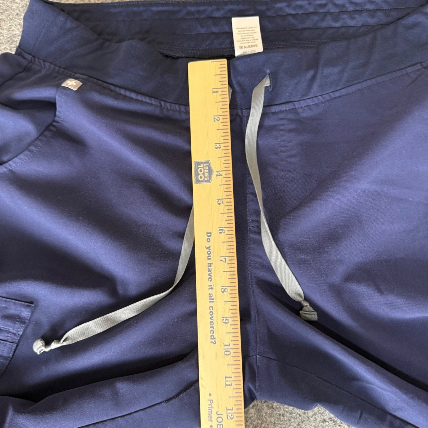 FIGS Zamora Womens Large Navy Blue Scrub Jogger Pants Medical Stretch Uniform
