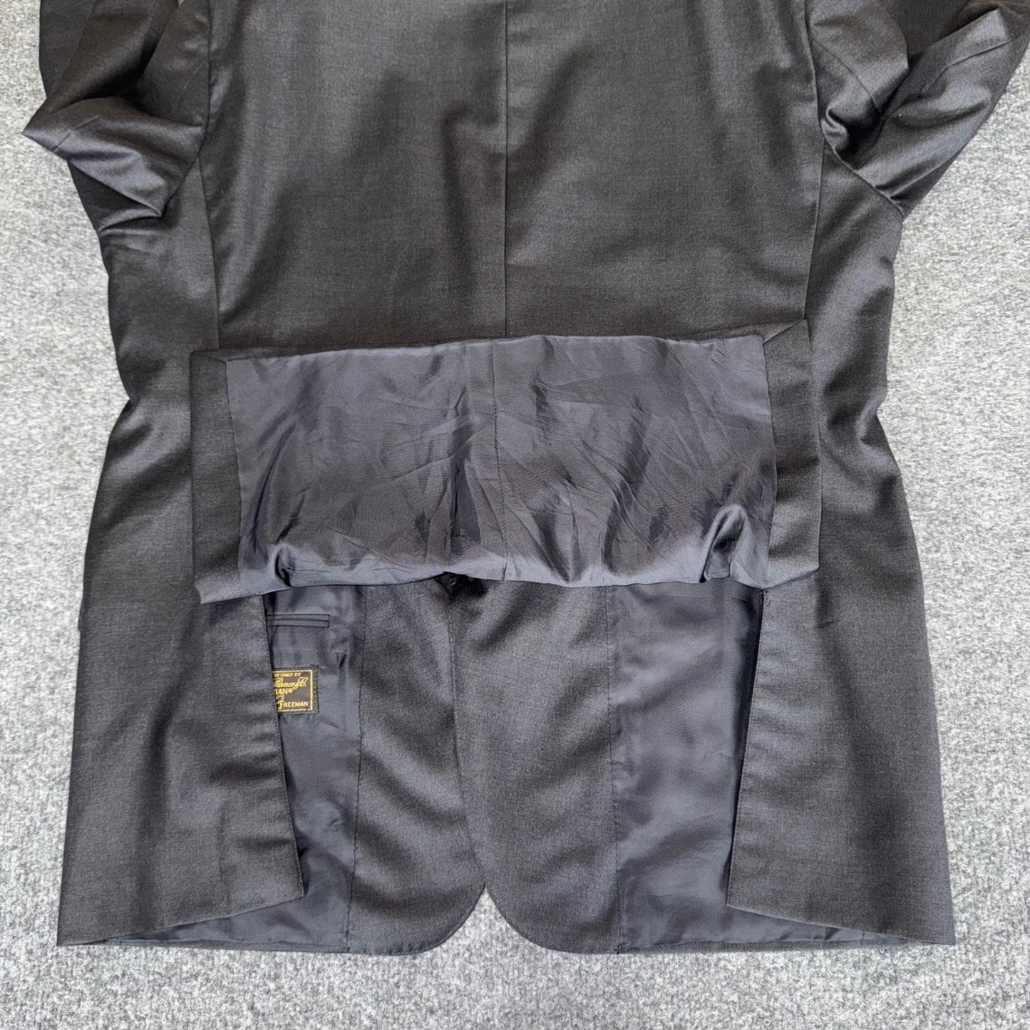 Hickey Freeman Loro Piana Tasmanian Super 150's Blazer Mens 46R Gray Wool Coat