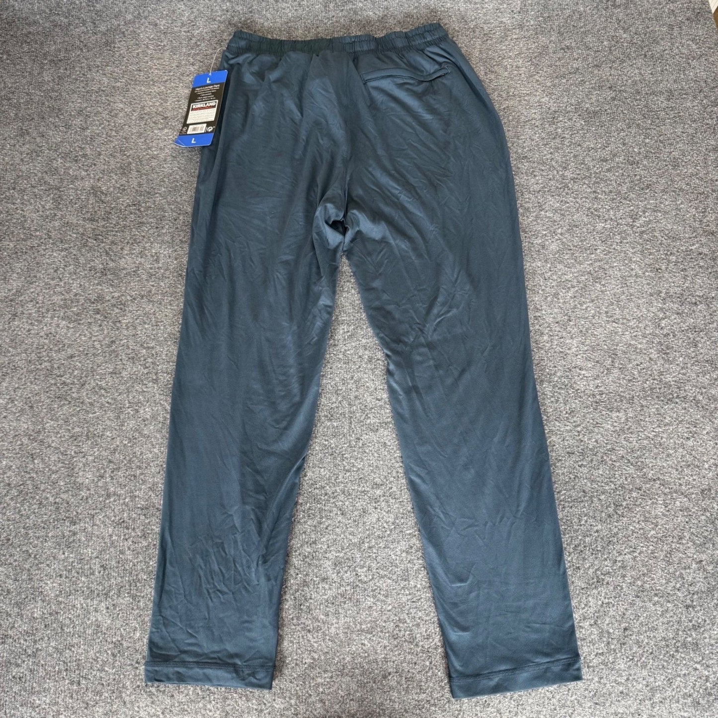 Kirkland Signature Mens Large Blue Lounge Pants NWT Soft Pajama Casual Comfort