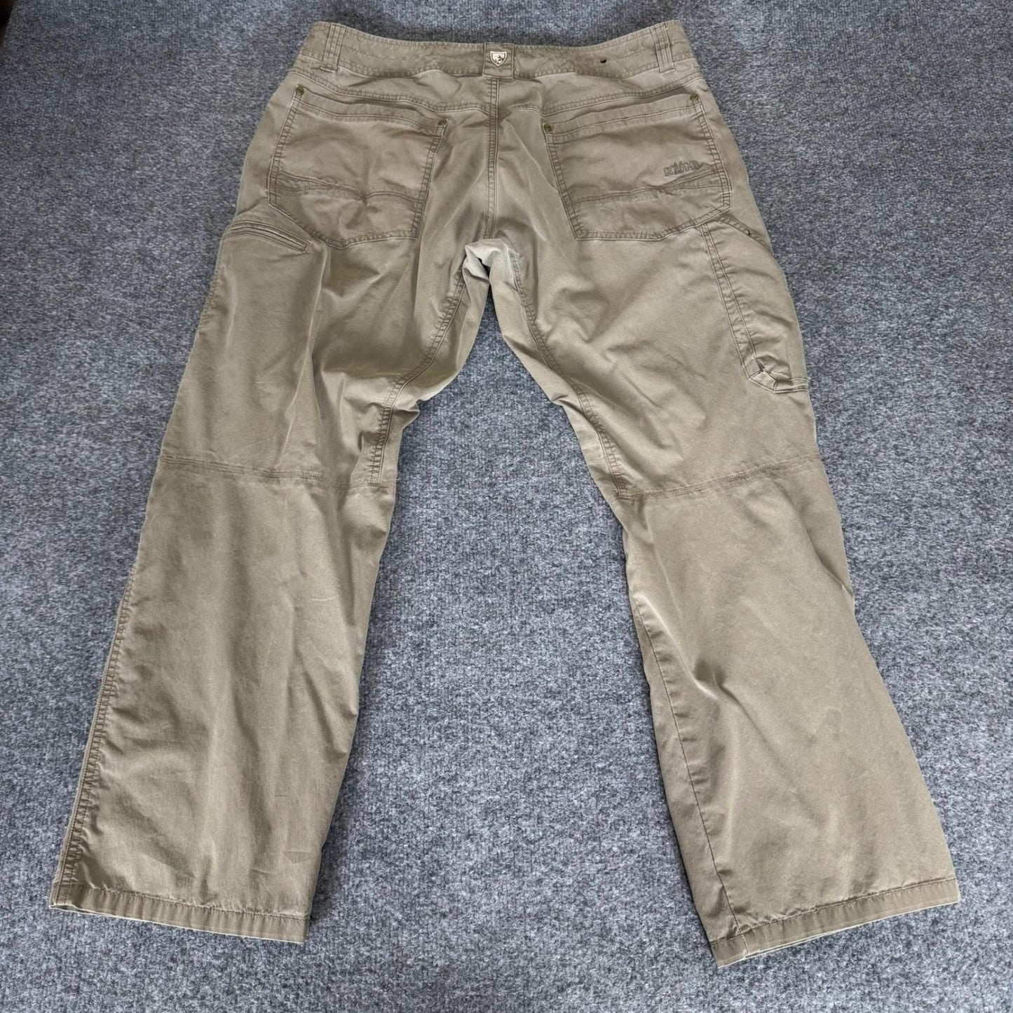 KUHL Revolvr Pants Mens 36x30 Brown Cargo Outdoor Hiking Trail Durable Utility