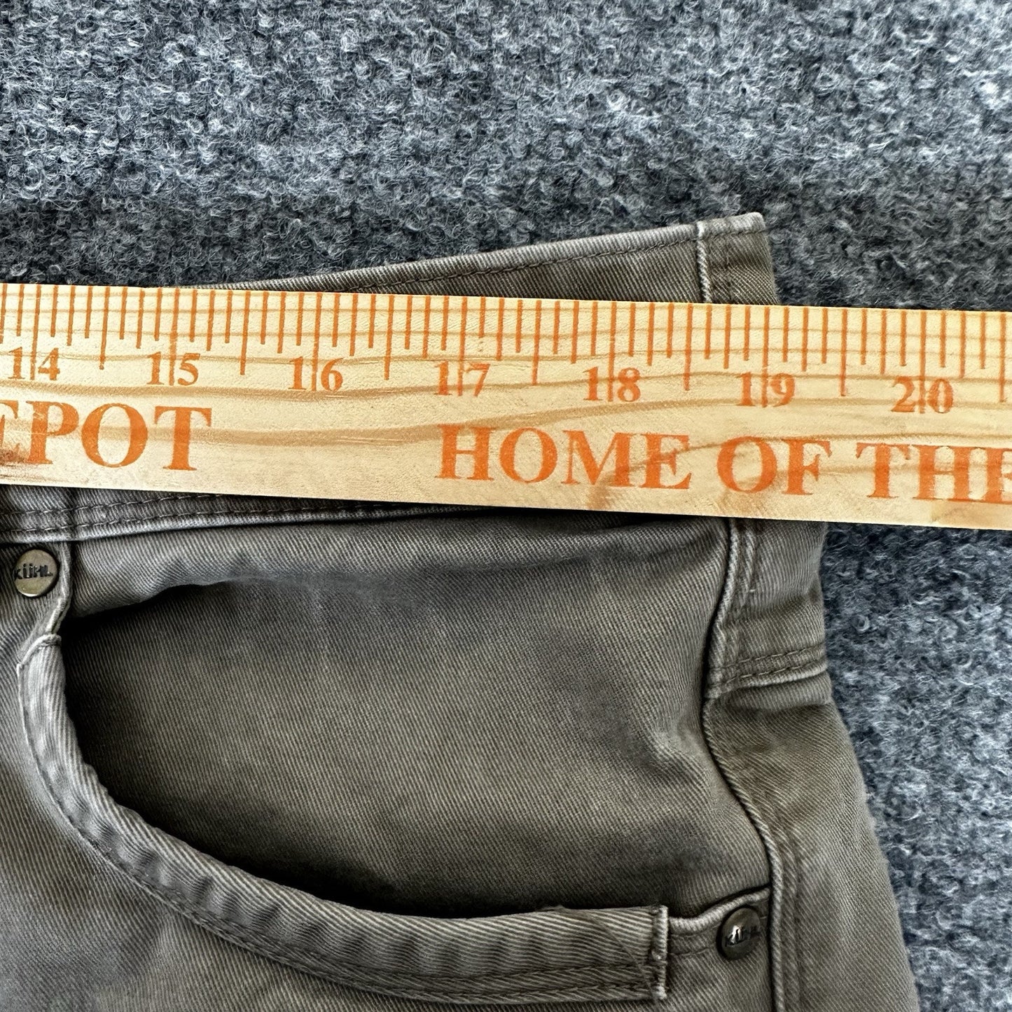 Kuhl Rydr Men's 38x30 Beige Mid-Rise Outdoor Hiking Pants Gorpcore Heavy-Duty