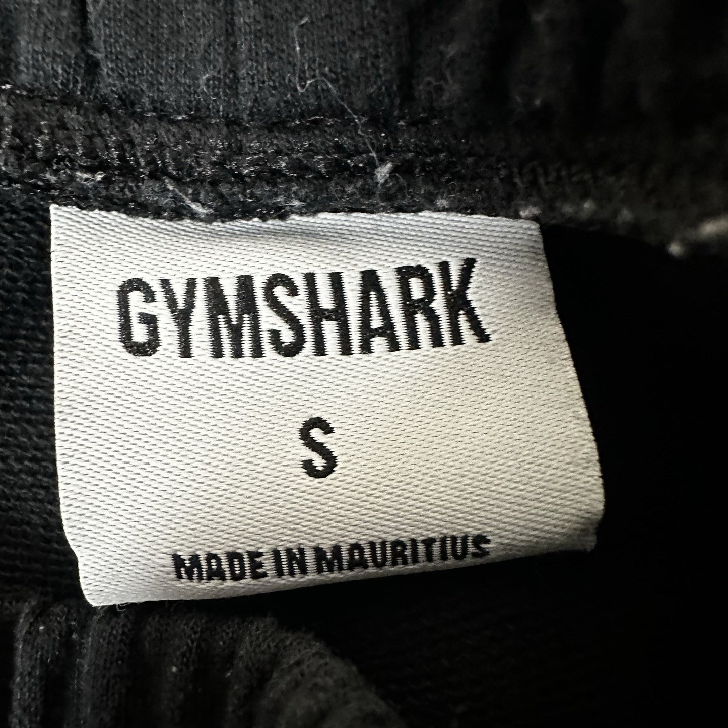 Gymshark Joggers Mens Small 26x27 Black Athleisure Sweatpants Workout Active Gym