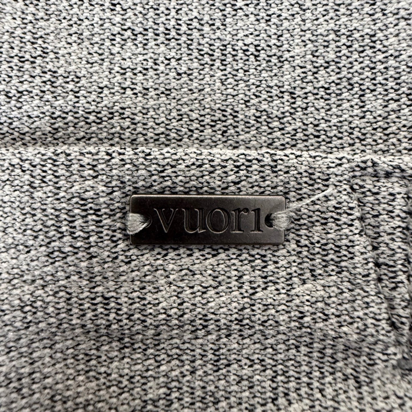 Vuori Ace Polo Shirt Mens M Gray Short Sleeve Stretch Casual Athletic Golf V164