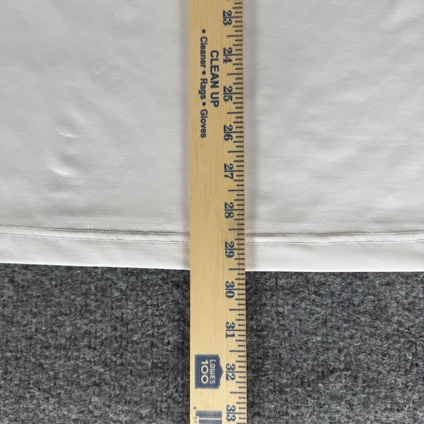 Mizzen+Main Versa Polo Shirt Mens Large White Trim Fit Performance Golf Stretch