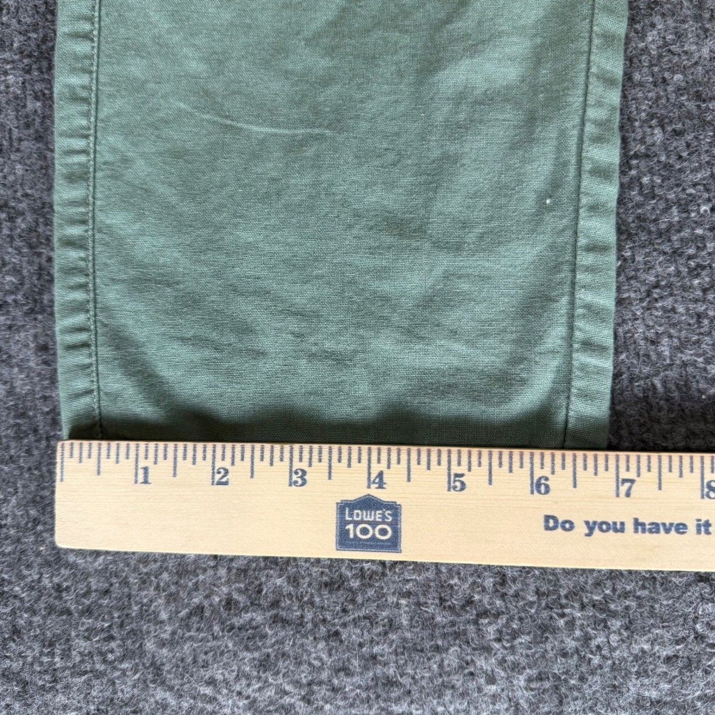 Rhythm Mens 36x26 Pants Green Linen Blend Casual Relaxed Resort Beach Vacation