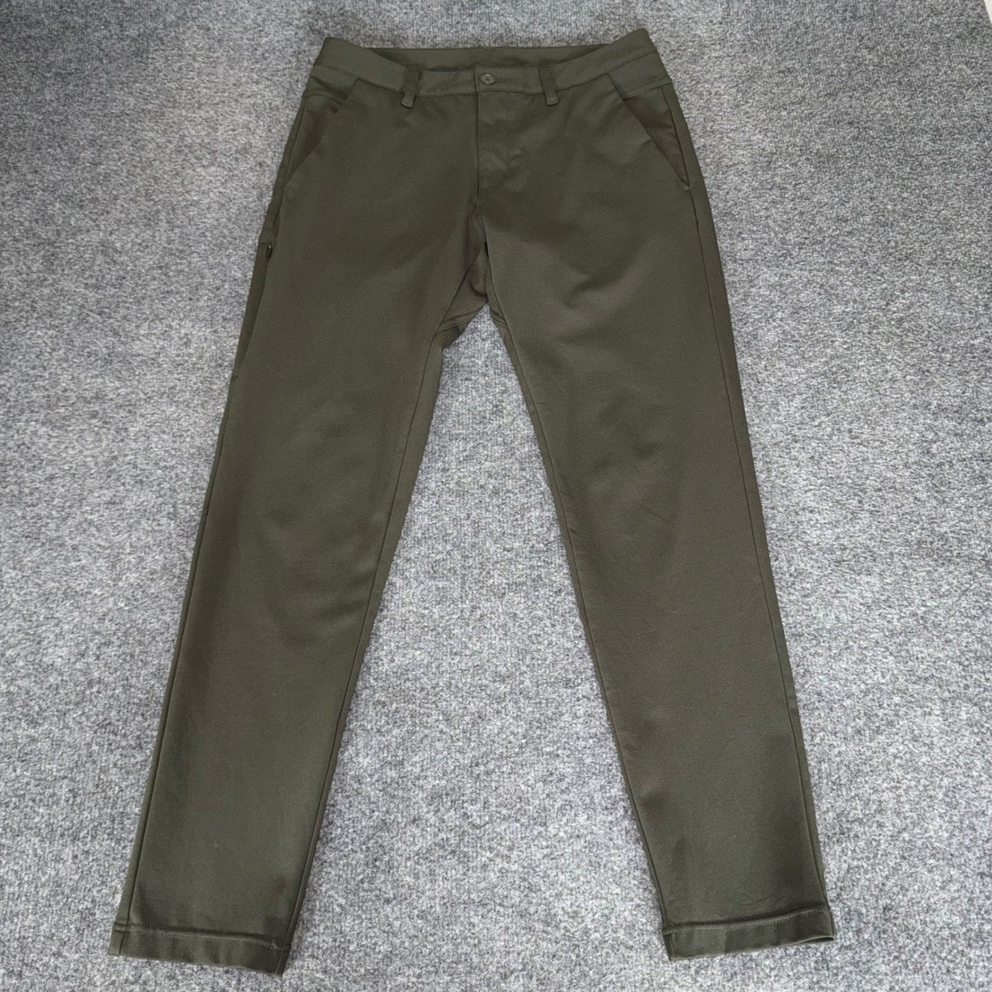 BYLT Everyday Pant 2.0 Mens Medium 31x29 Olive Green Slim Stretch Casual Comfort