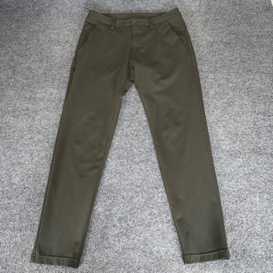 BYLT Everyday Pant 2.0 Mens Medium 31x29 Olive Green Slim Stretch Casual Comfort