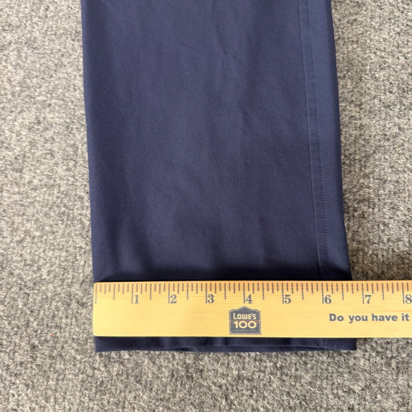 Under Armour Mens Golf Pants Navy Blue Flat Front Straight Leg 32x30 Casual