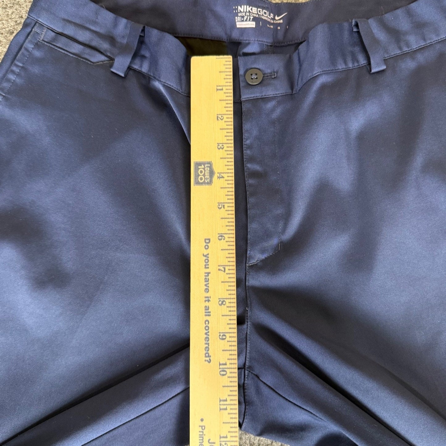 Nike Golf Dri-FIT Pants Mens 34x32 Blue Performance Stretch Athletic Lightweight