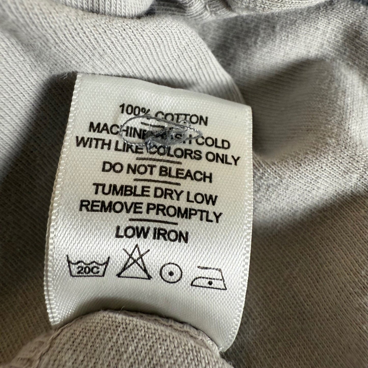 American Giant Polo Shirt Made In USA Cotton Casual Short Sleeve Mens Grey Large