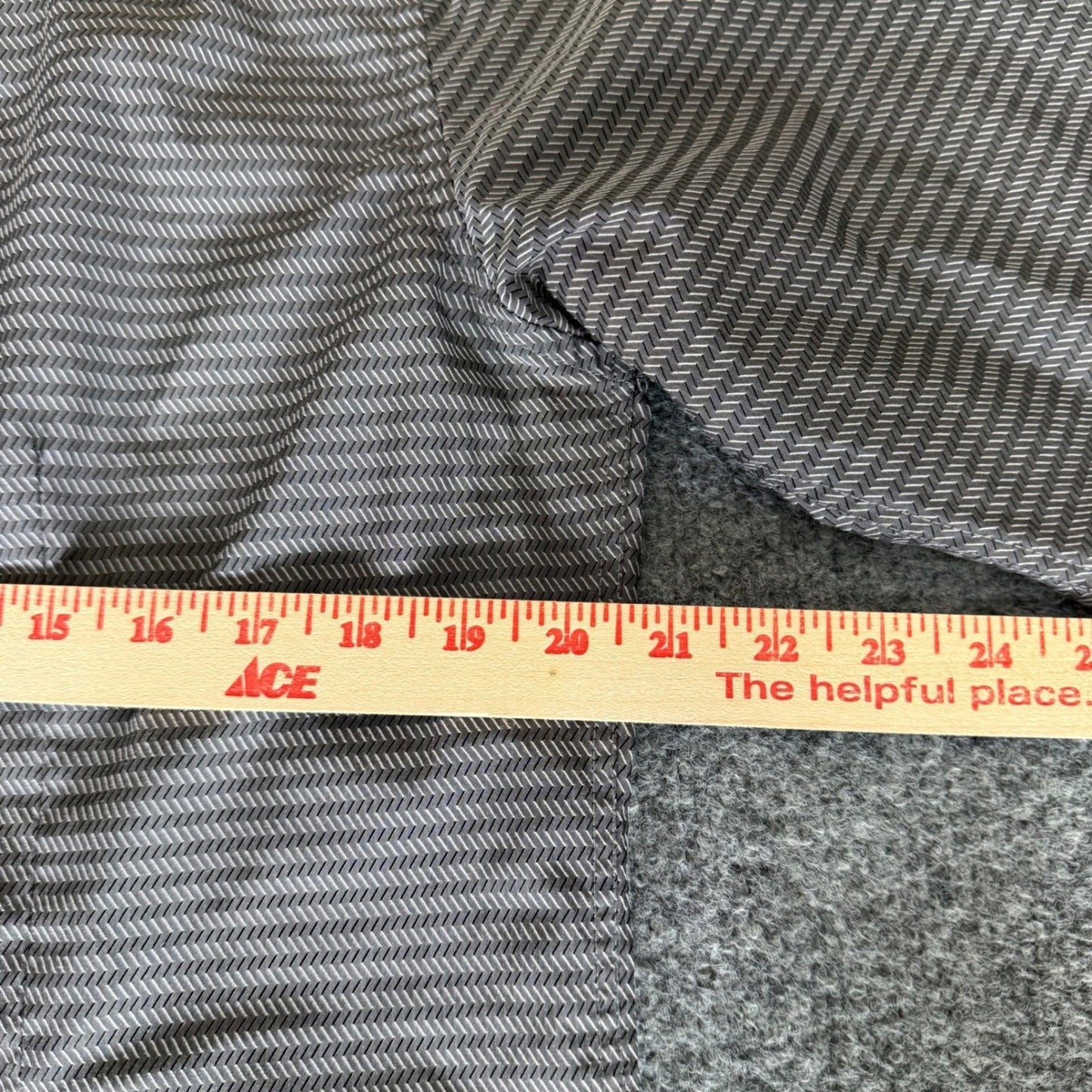 Barabas Shirt Mens Medium Grey Herringbone Long Sleeve Button Down Casual Modern