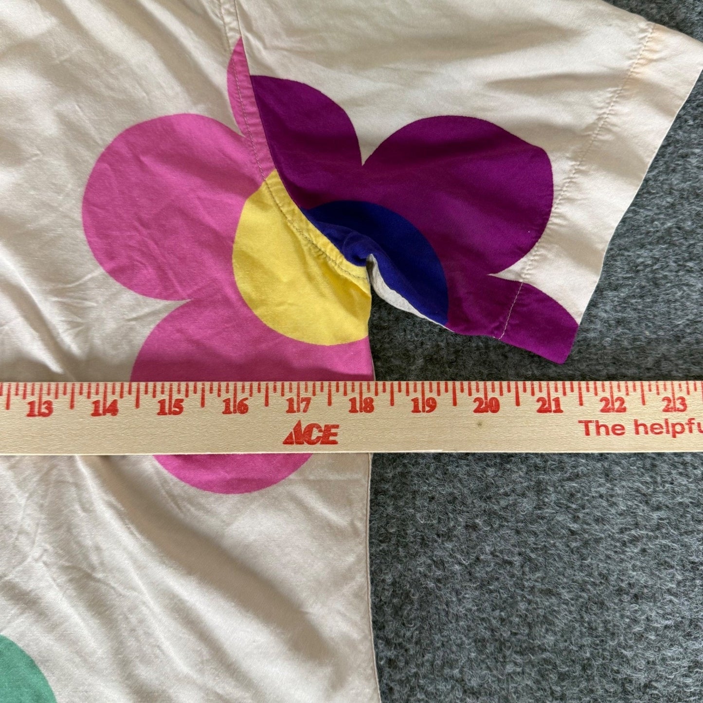 OAS Shirt Mens XS Short Sleeve Button Up Retro Flower Resort Vacation Casual