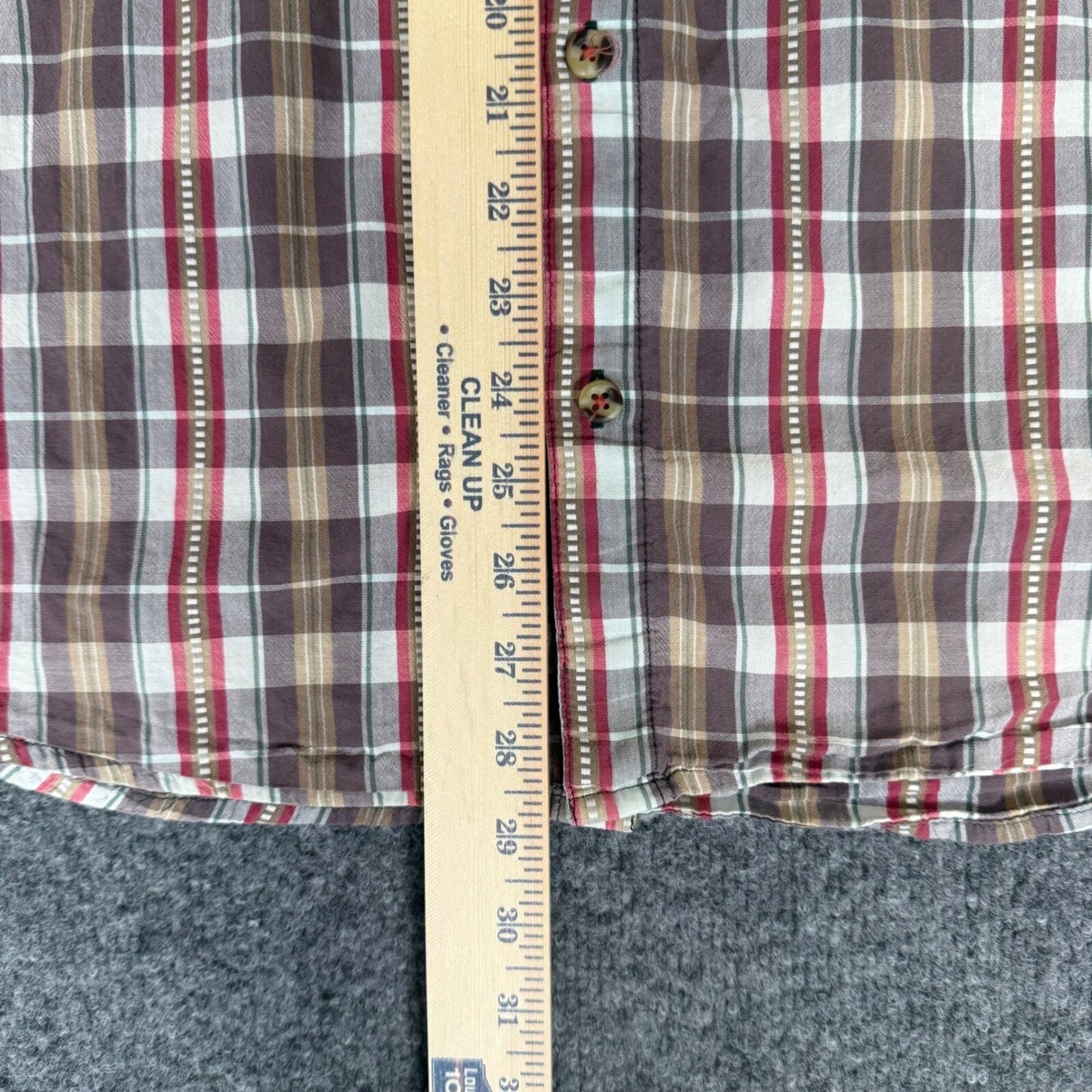 Carbon 2 Cobalt Shirt Mens Large Plaid Button Up Short Sleeve Casual Comfort Fit