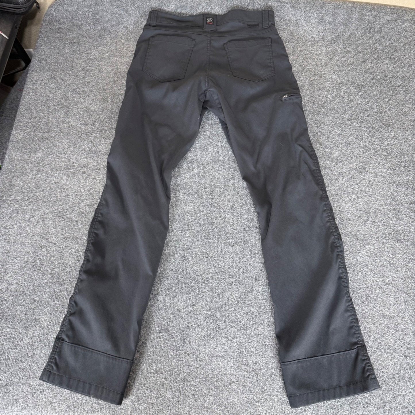 Wrangler ATG All Terrain Gear Men Stretch Trail Outdoor Pant Charcoal Grey 33x33