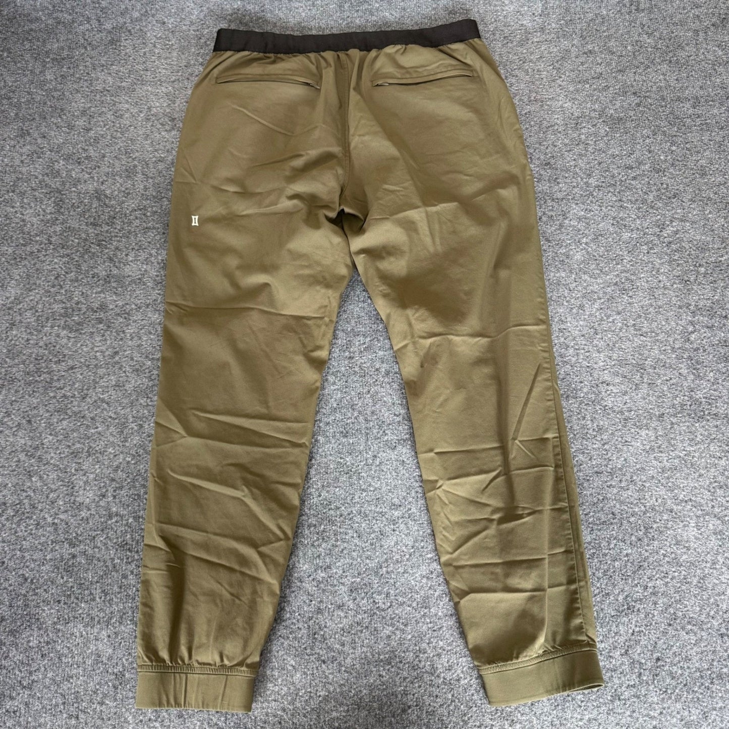 Kit and Ace Navigator Jogger Mens 34x30 Olive Green Pants Technical Stretch Gym