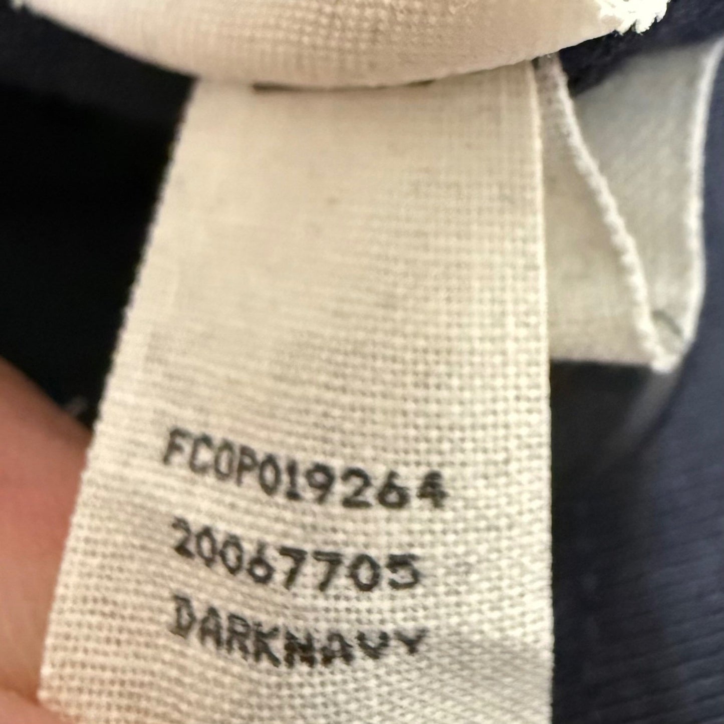 CC Filson Henley Shirt Mens Medium Navy Blue Long Sleeve Cotton Outdoor Workwear