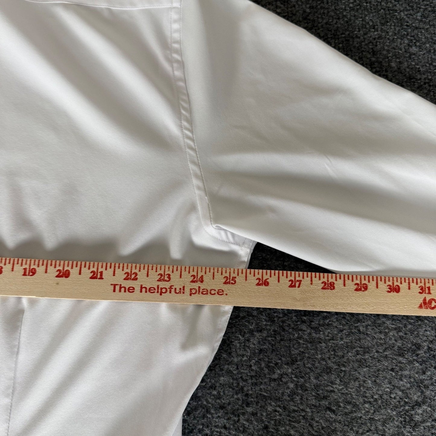 State & Liberty Shirt Mens 3XL White Long Sleeve Button Up Stretch Performance