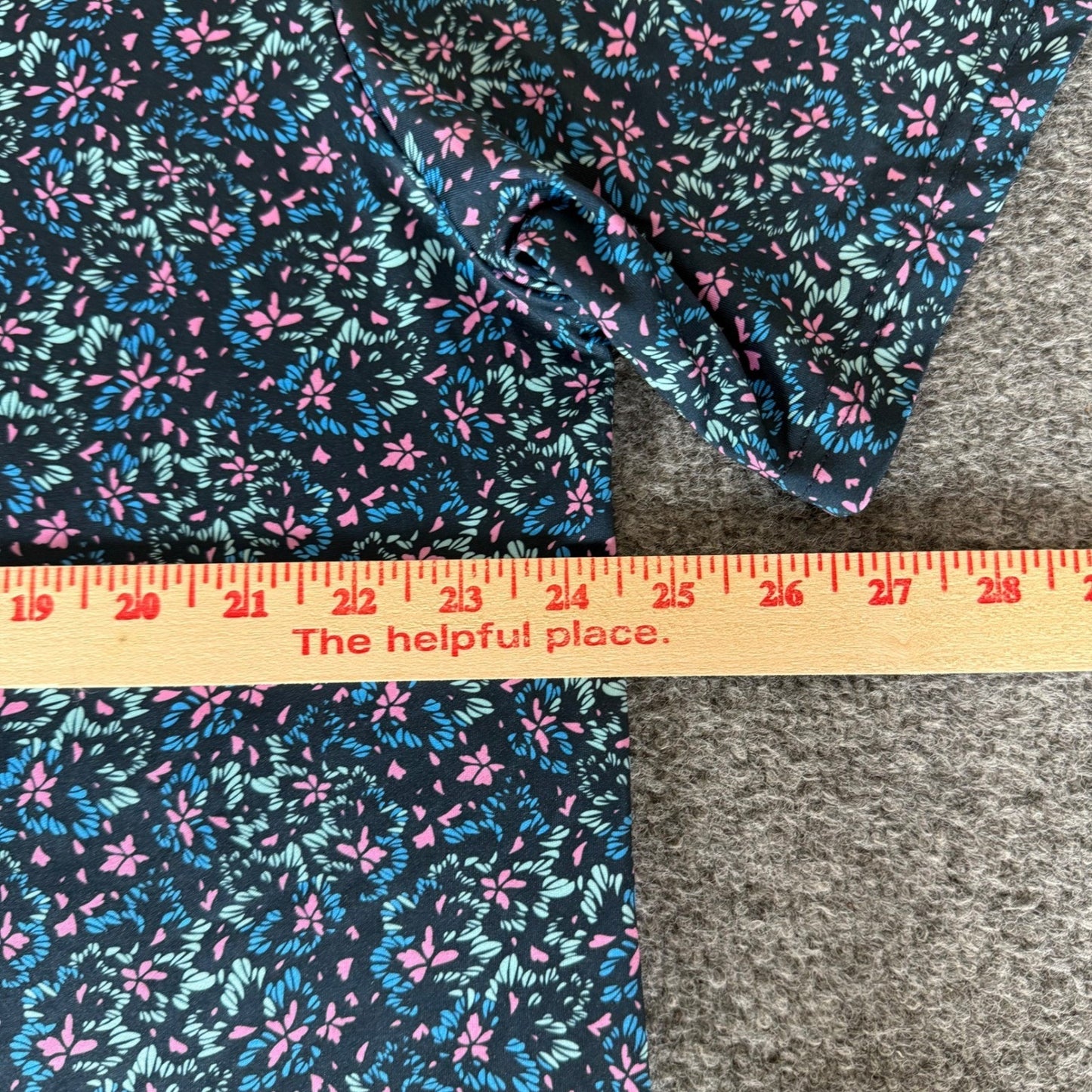 Pins and Aces Golf Polo Shirt Mens XXL Floral Short Sleeve Performance Stretch