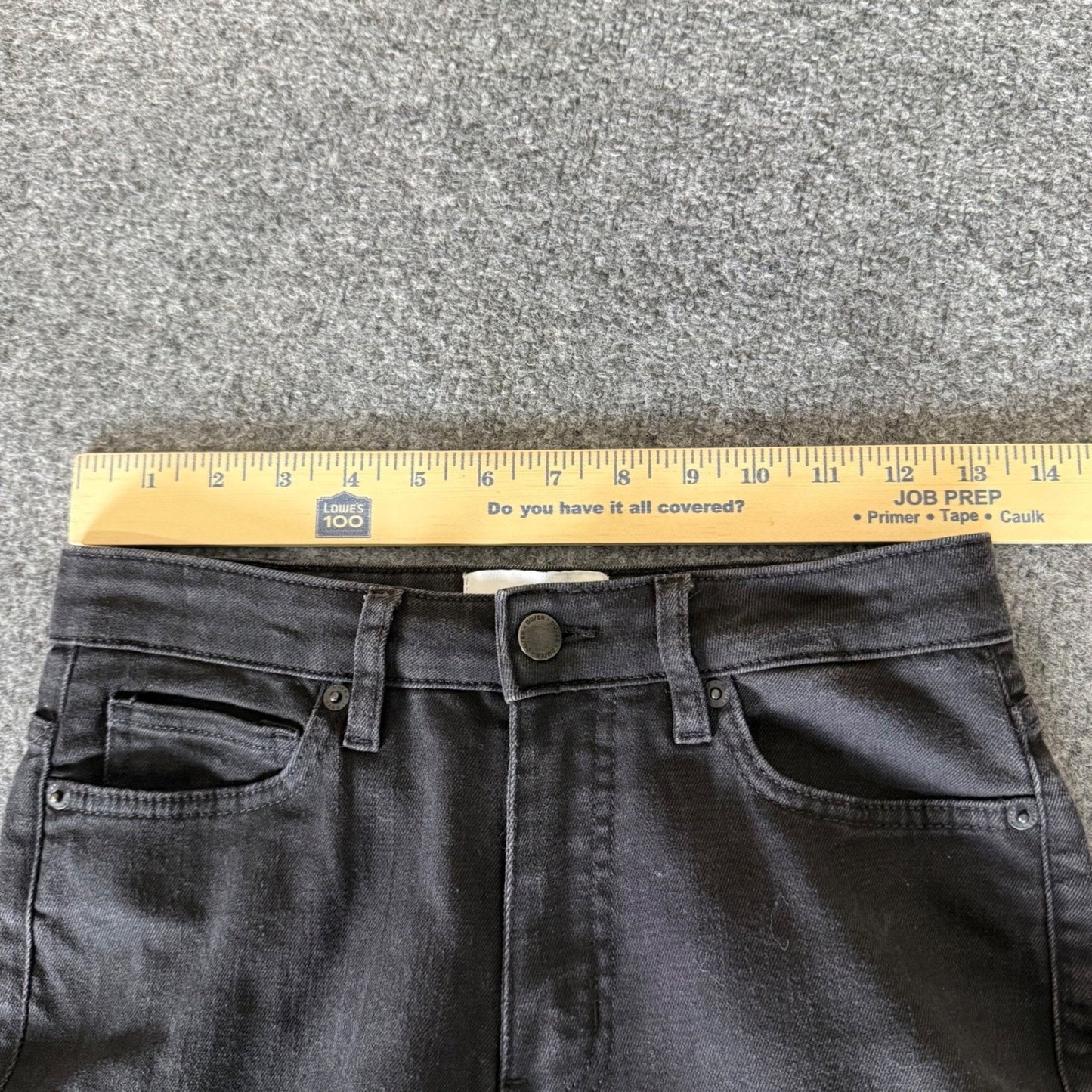 DU/ER Jeans Womens 26x28 Duer Black High Rise Slim Fit Stretch Denim Pant Casual
