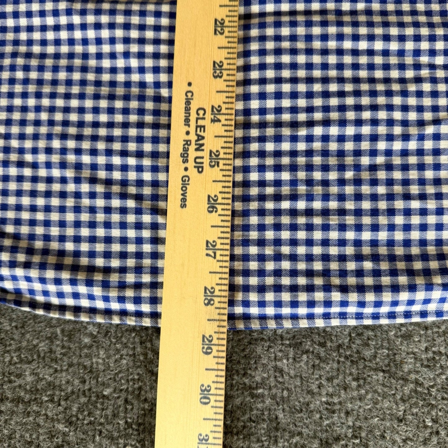 Polo Ralph Lauren Shirt Mens XL Blue Gingham Flesh Pony Short Sleeve Casual