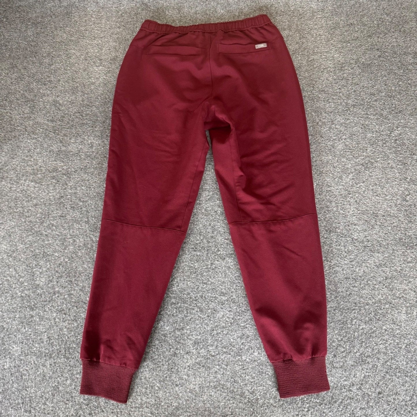 FIGS Zamora Scrub Pants Jogger Womens XS Slim 28x28 Burgundy Nursing Medical