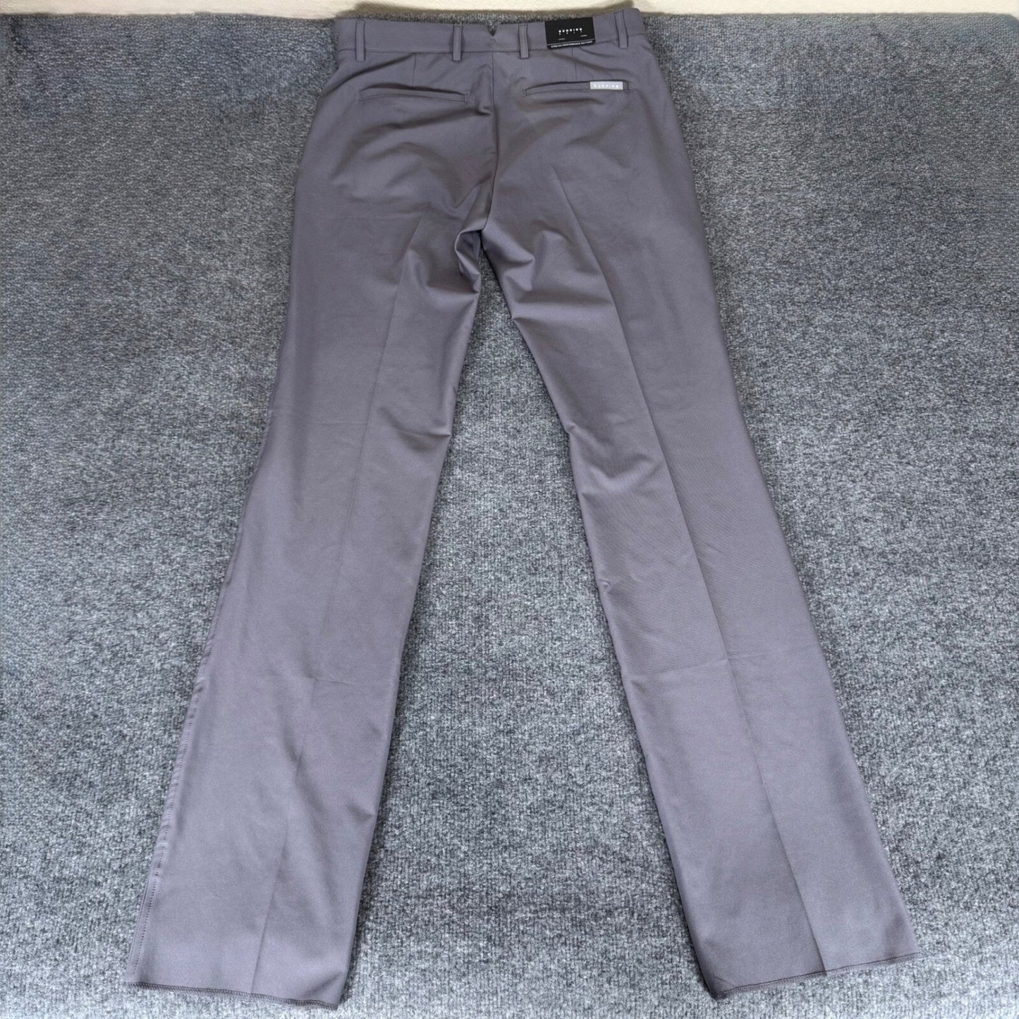 Dunning Golf Pants Men's 32x00 Gray Stretch Performance Dress Casual Trousers